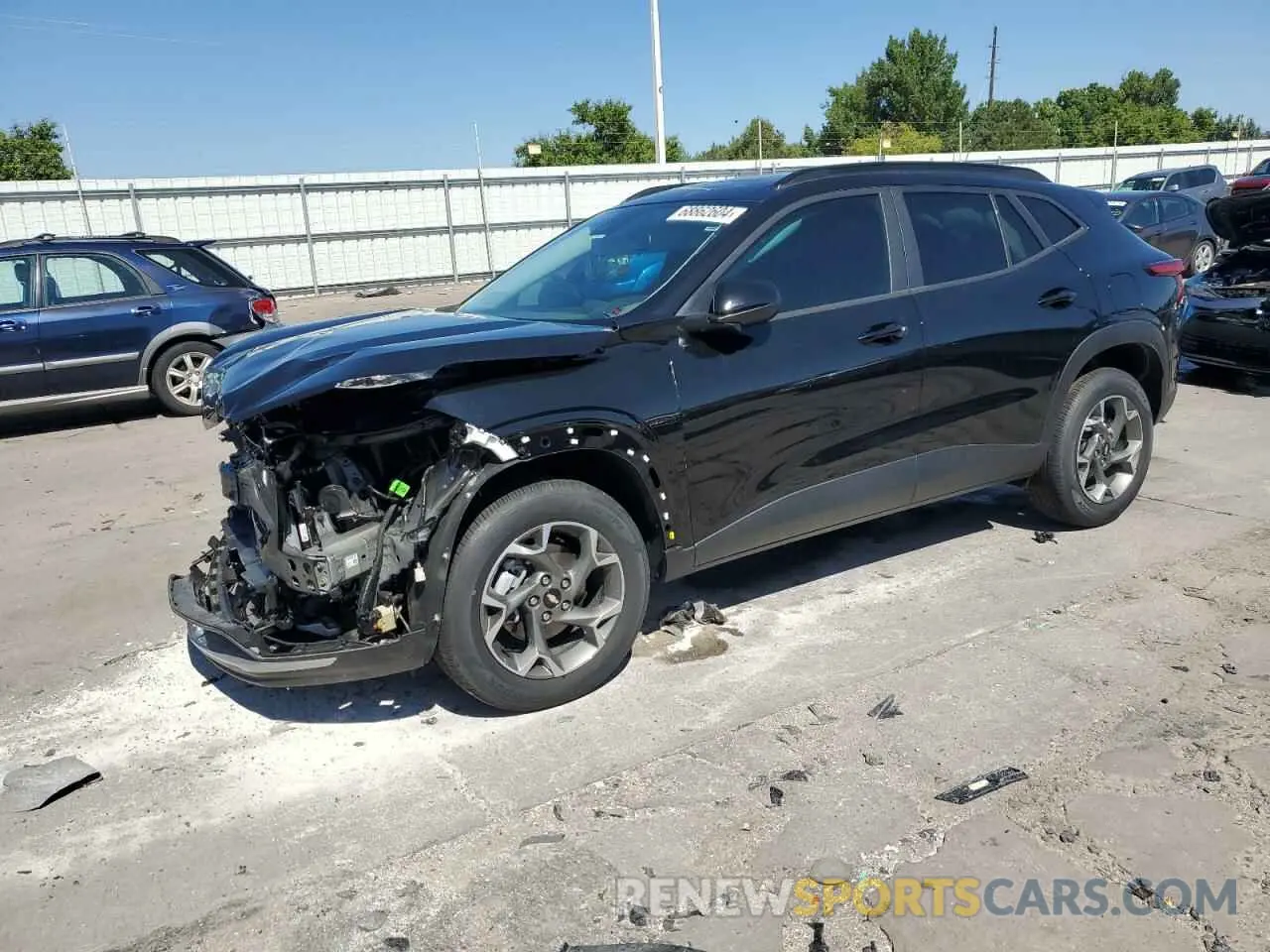 1 fotografías del automóvil dañado KL77LHE25RC089099 CHEVROLET TRAX 2024