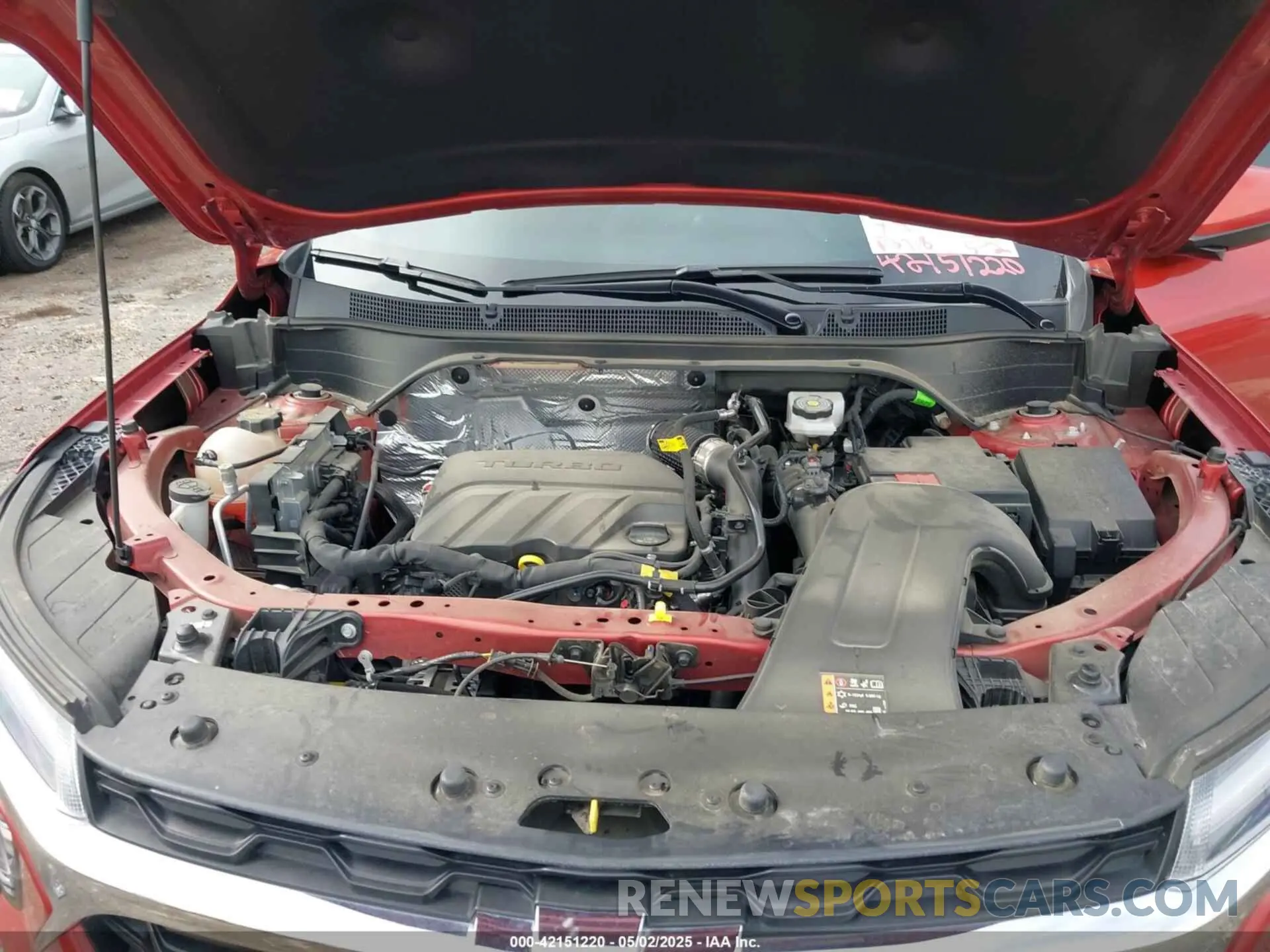 10 fotografías del automóvil dañado KL77LHE25RC218829 CHEVROLET TRAX 2024