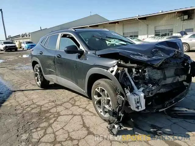 15 fotografías del automóvil dañado KL77LHE26RC160469 CHEVROLET TRAX 2024