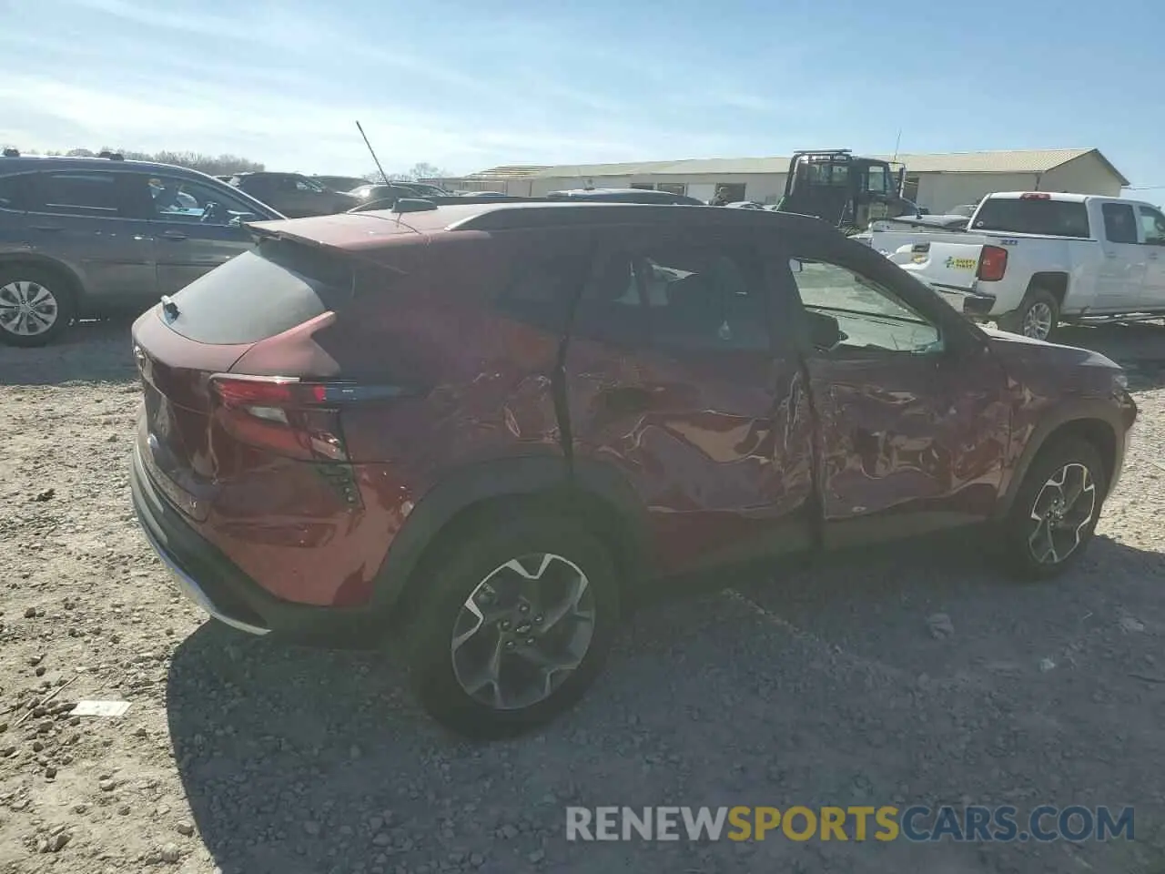 3 fotografías del automóvil dañado KL77LHE27RC203863 CHEVROLET TRAX 2024