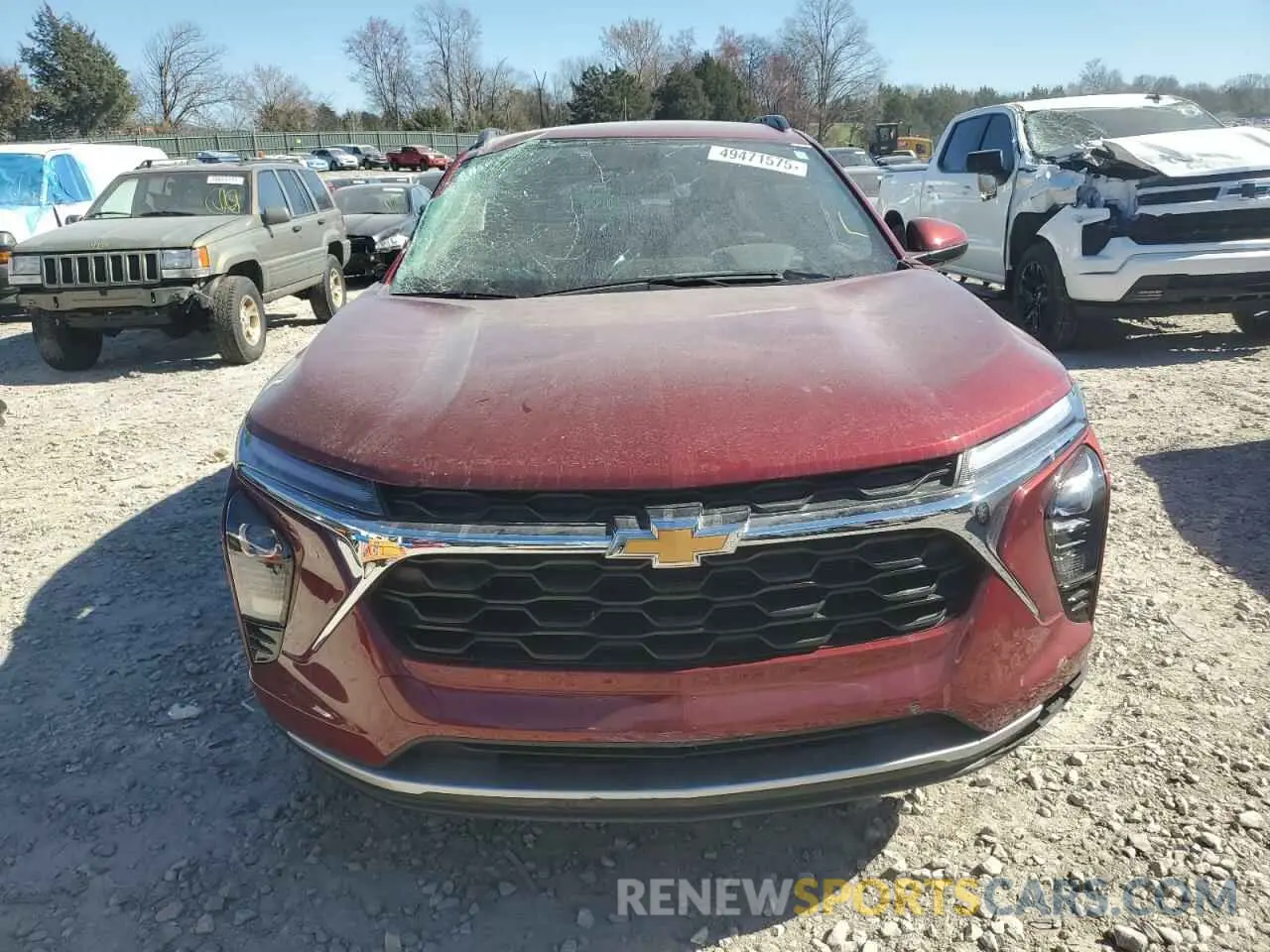 5 fotografías del automóvil dañado KL77LHE27RC203863 CHEVROLET TRAX 2024