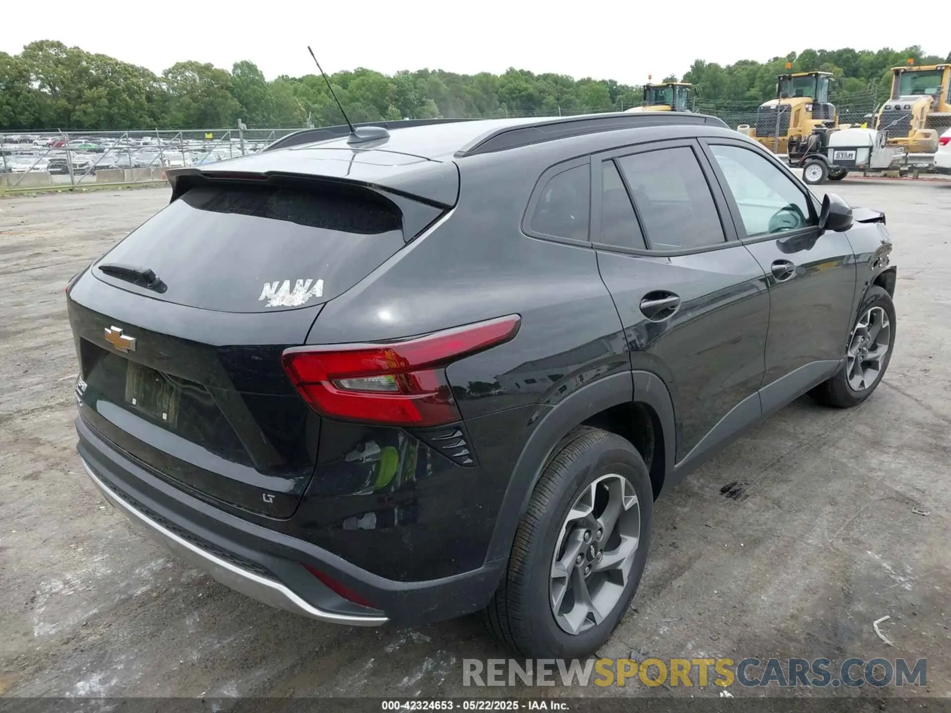 4 fotografías del automóvil dañado KL77LHE28RC005549 CHEVROLET TRAX 2024