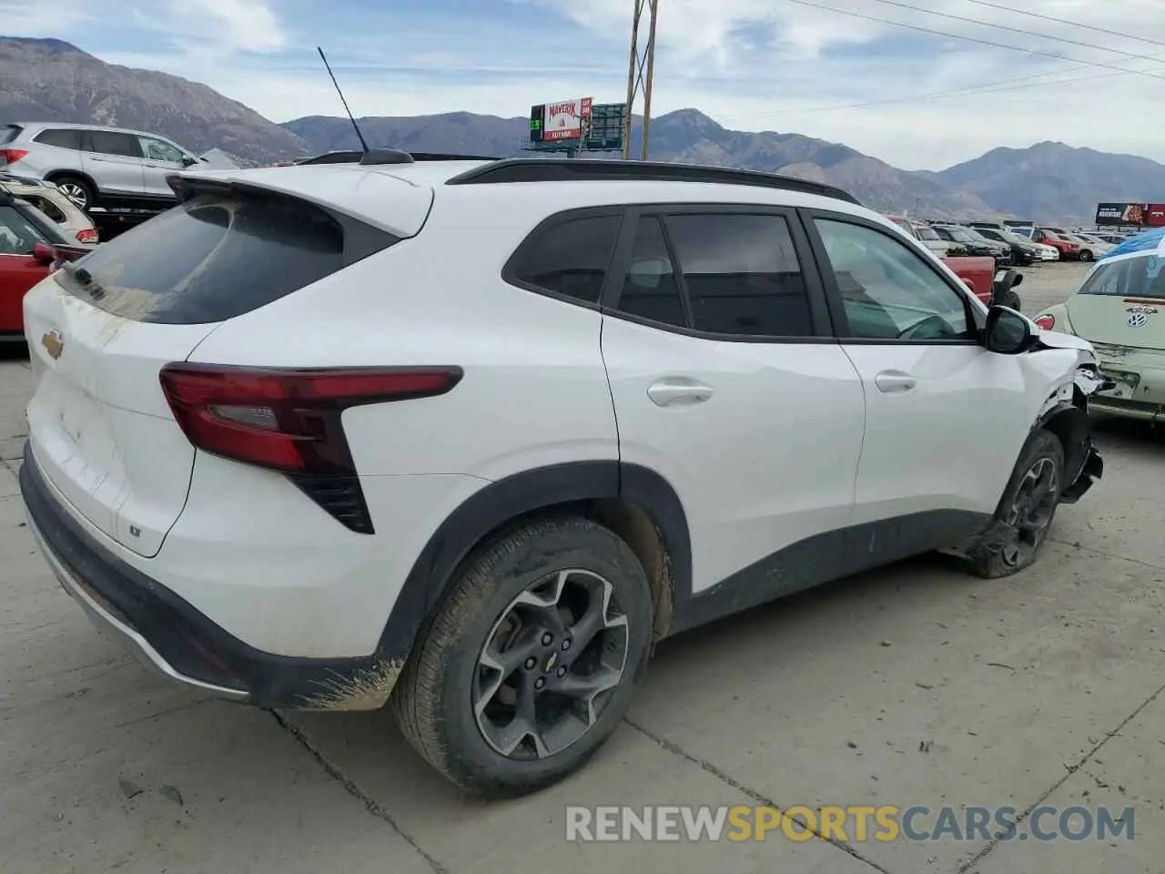 3 fotografías del automóvil dañado KL77LHE28RC009732 CHEVROLET TRAX 2024