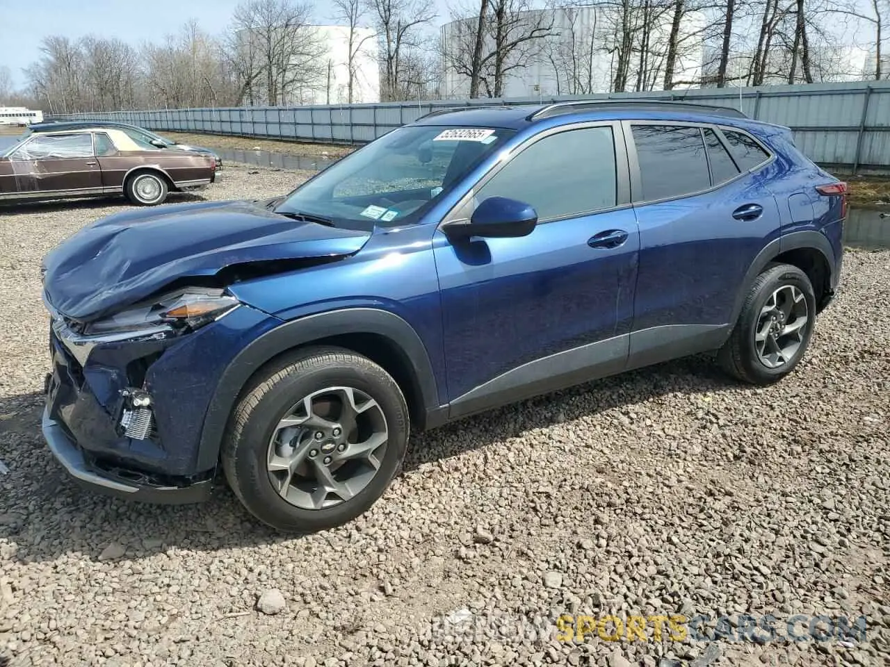 1 fotografías del automóvil dañado KL77LHE28RC012114 CHEVROLET TRAX 2024