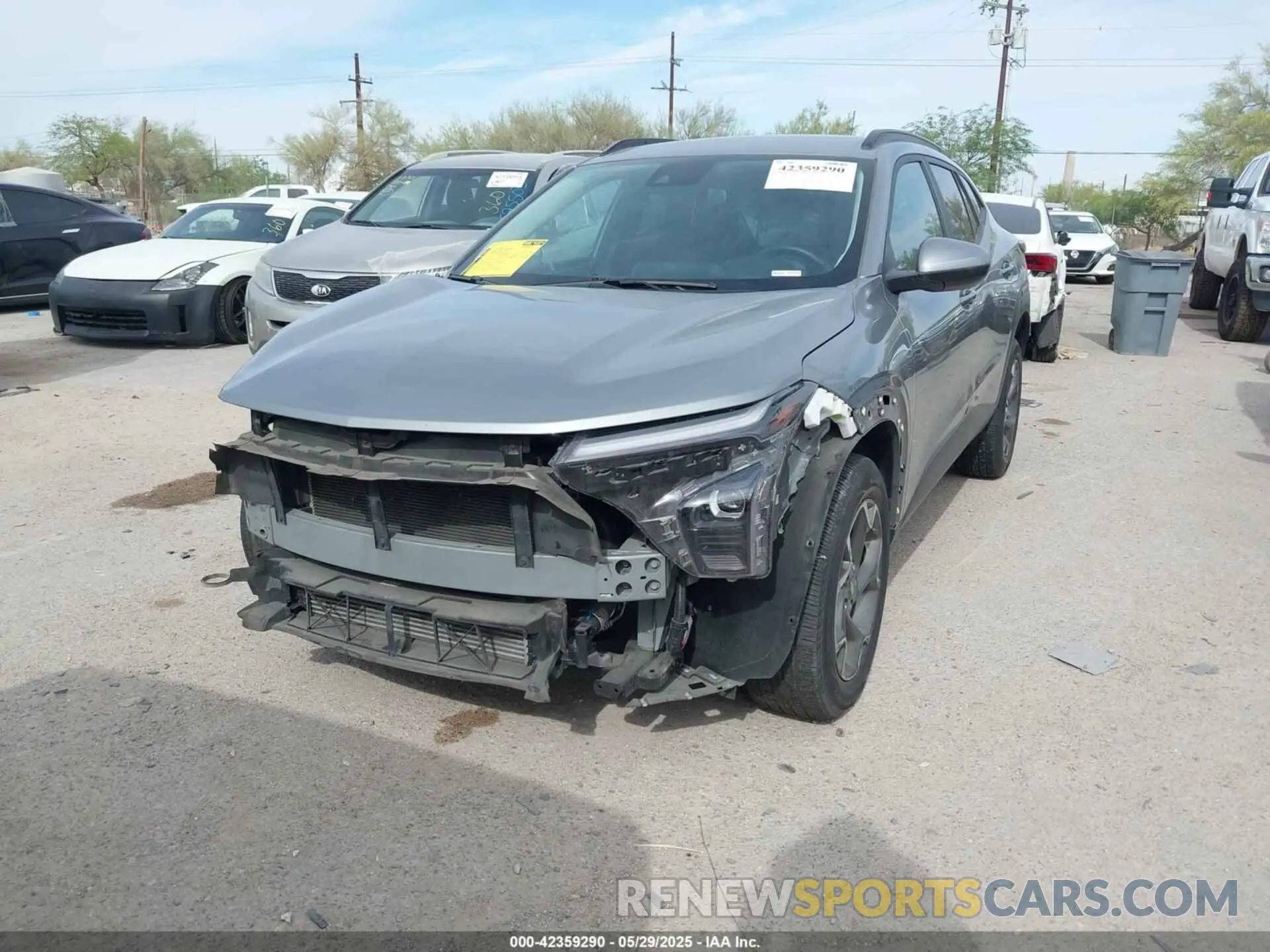 6 fotografías del automóvil dañado KL77LHE28RC043430 CHEVROLET TRAX 2024