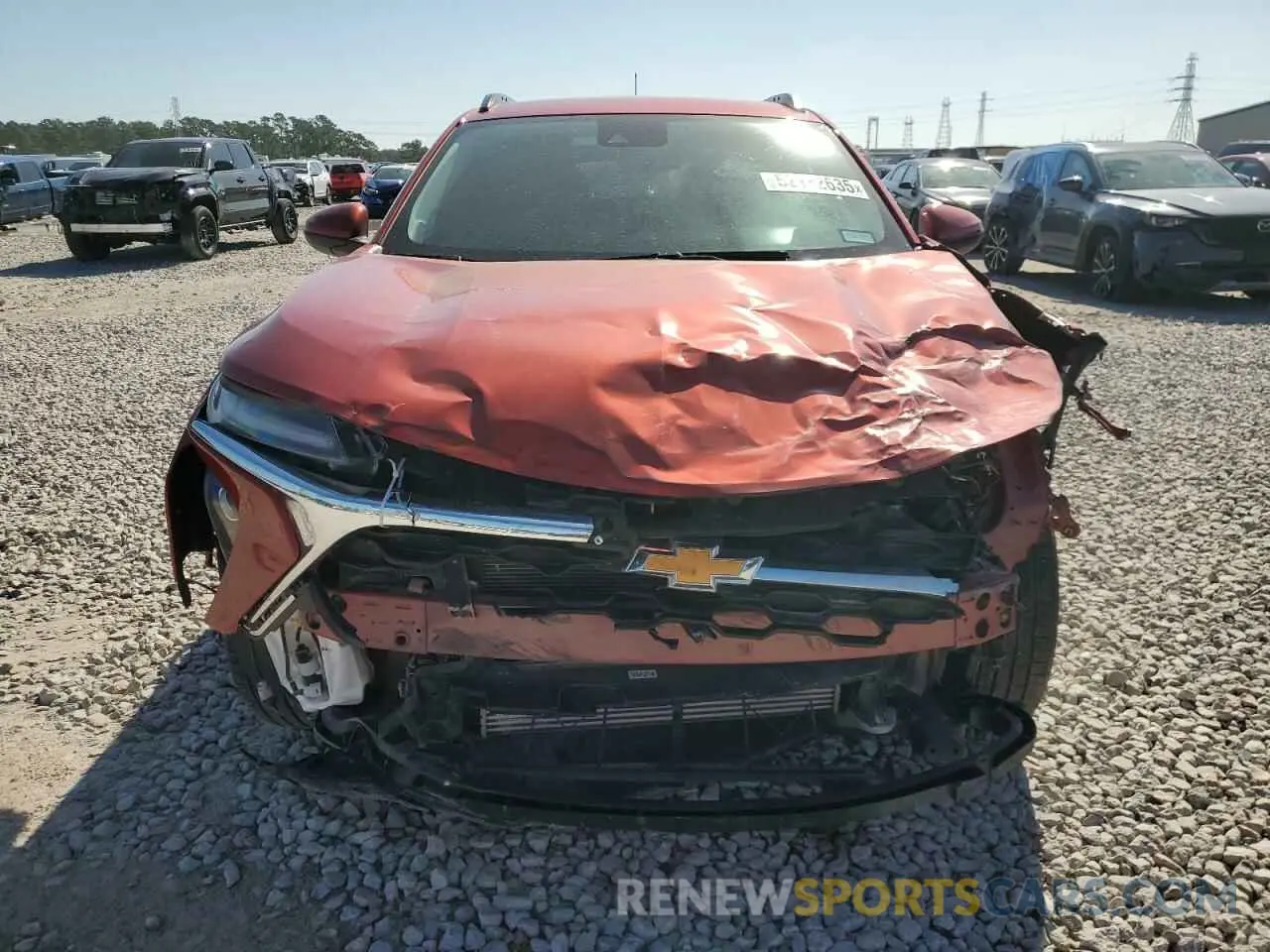 5 fotografías del automóvil dañado KL77LHE28RC113332 CHEVROLET TRAX 2024