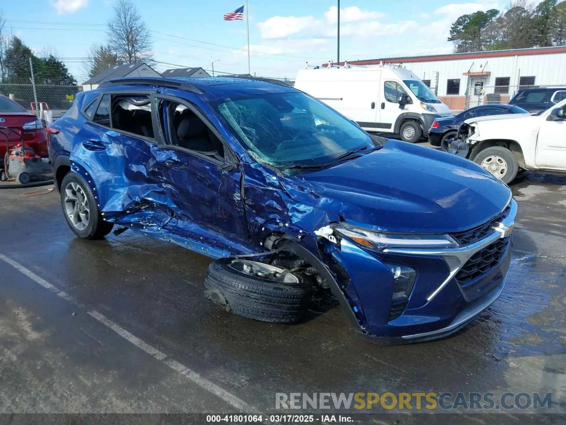 1 fotografías del automóvil dañado KL77LHE28RC134455 CHEVROLET TRAX 2024