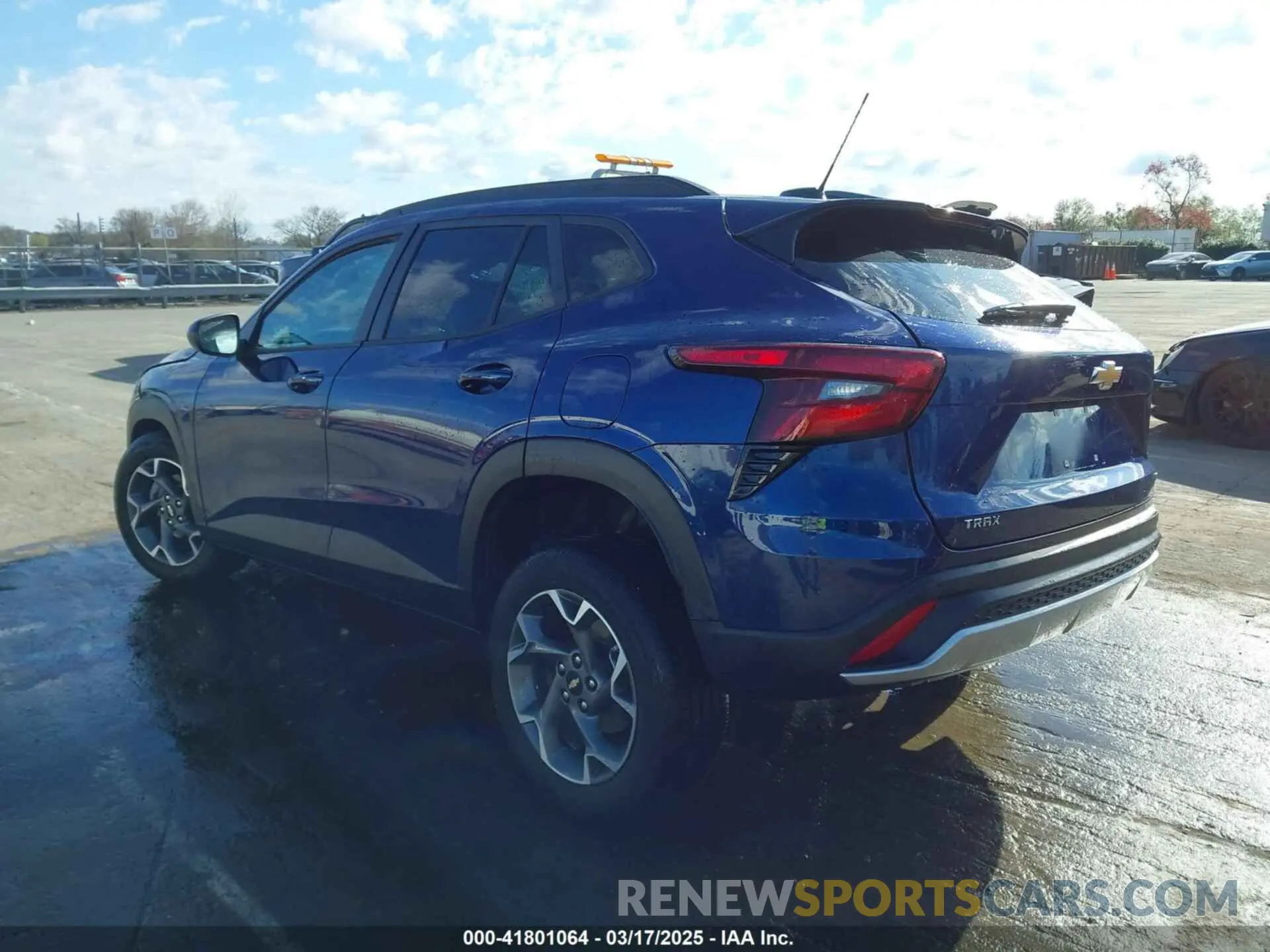 3 fotografías del automóvil dañado KL77LHE28RC134455 CHEVROLET TRAX 2024