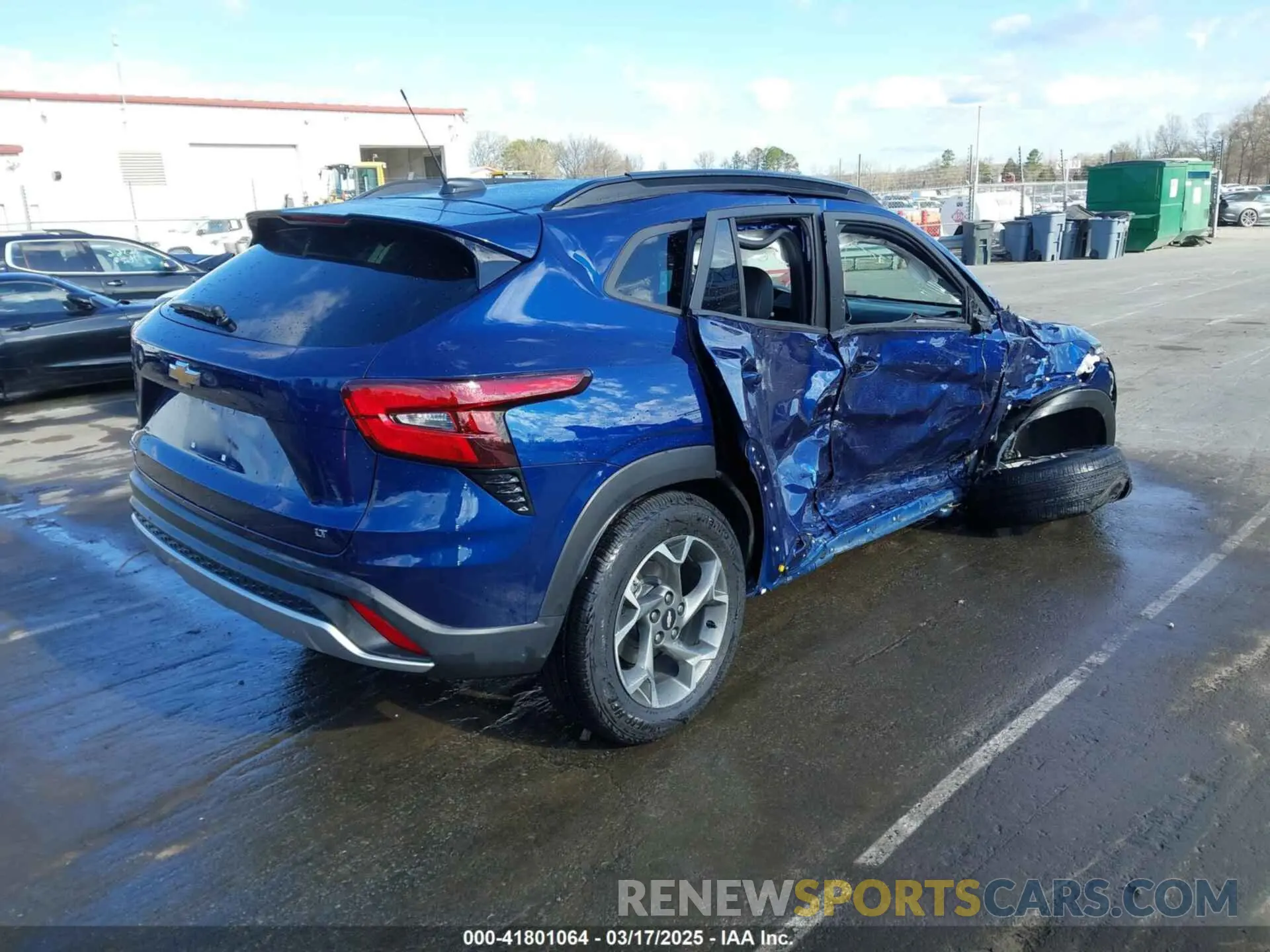 4 fotografías del automóvil dañado KL77LHE28RC134455 CHEVROLET TRAX 2024