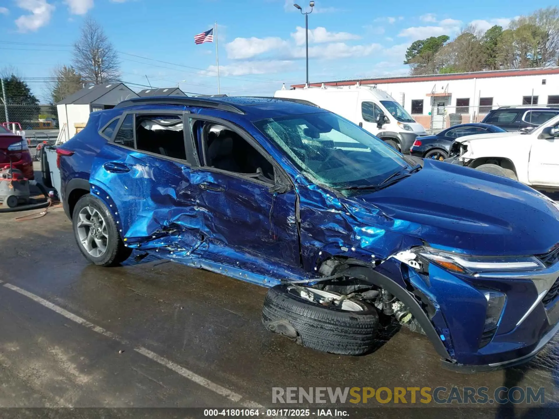 6 fotografías del automóvil dañado KL77LHE28RC134455 CHEVROLET TRAX 2024