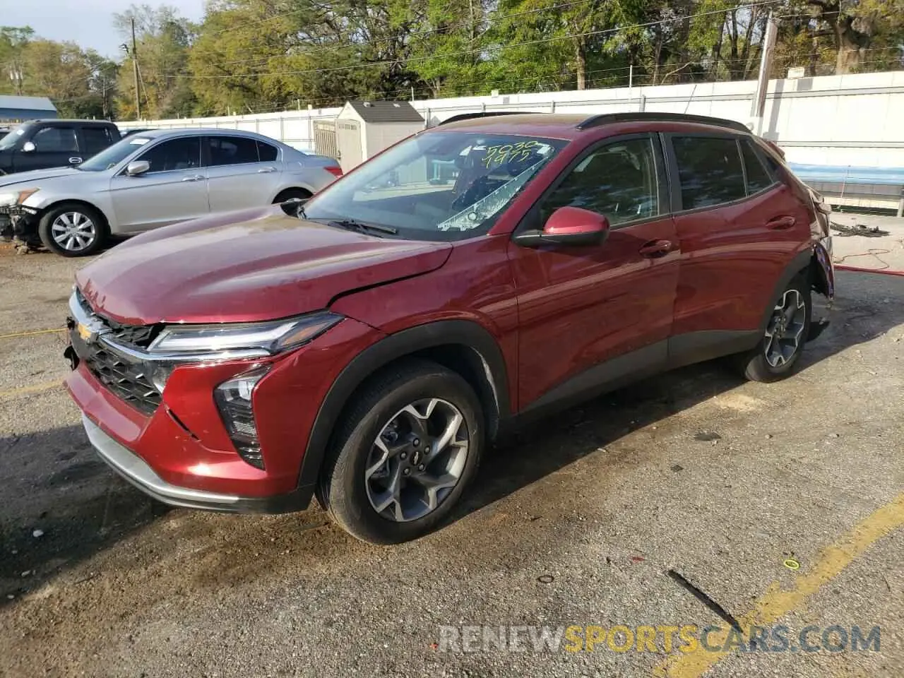 1 fotografías del automóvil dañado KL77LHE28RC217495 CHEVROLET TRAX 2024