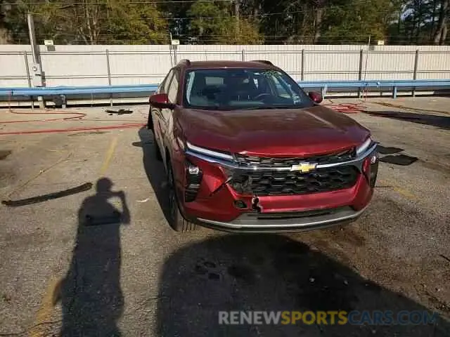 11 fotografías del automóvil dañado KL77LHE28RC217495 CHEVROLET TRAX 2024