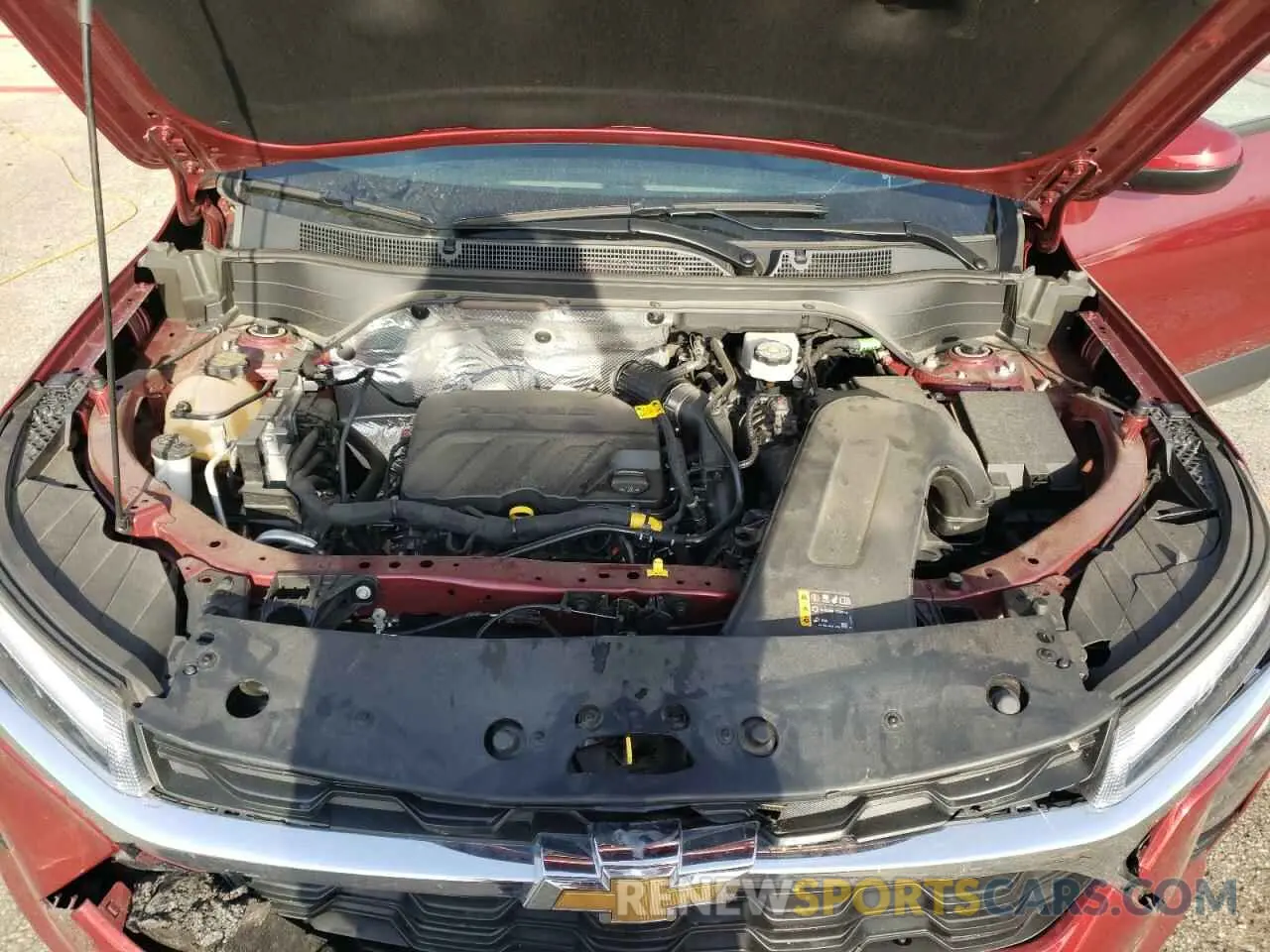 14 fotografías del automóvil dañado KL77LHE28RC217495 CHEVROLET TRAX 2024