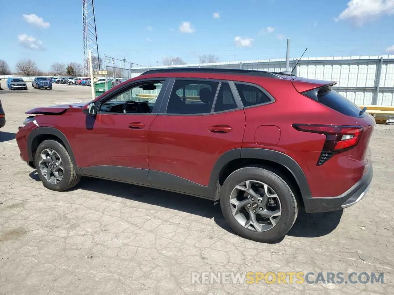 2 fotografías del automóvil dañado KL77LHE28RC233406 CHEVROLET TRAX 2024