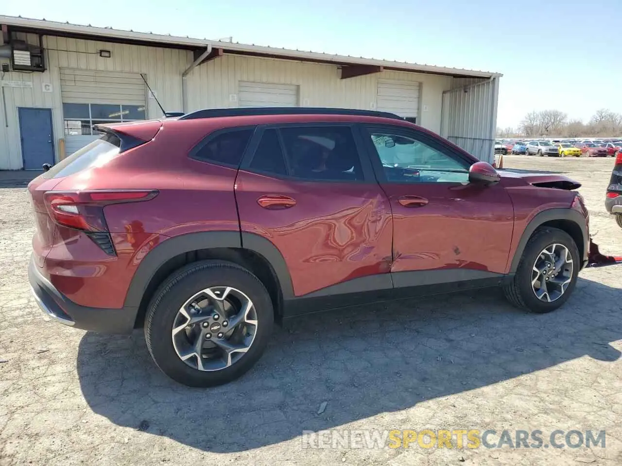 3 fotografías del automóvil dañado KL77LHE28RC233406 CHEVROLET TRAX 2024