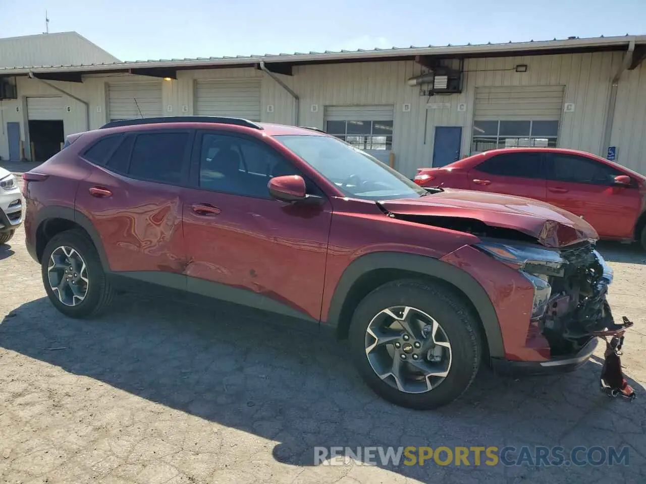 4 fotografías del automóvil dañado KL77LHE28RC233406 CHEVROLET TRAX 2024
