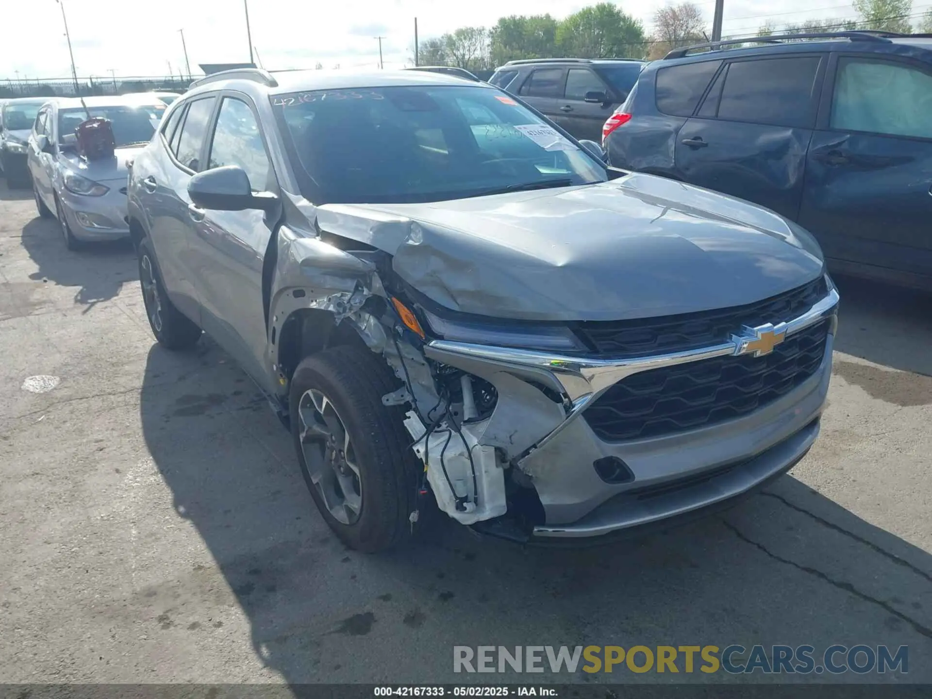 1 fotografías del automóvil dañado KL77LHE29RC178223 CHEVROLET TRAX 2024