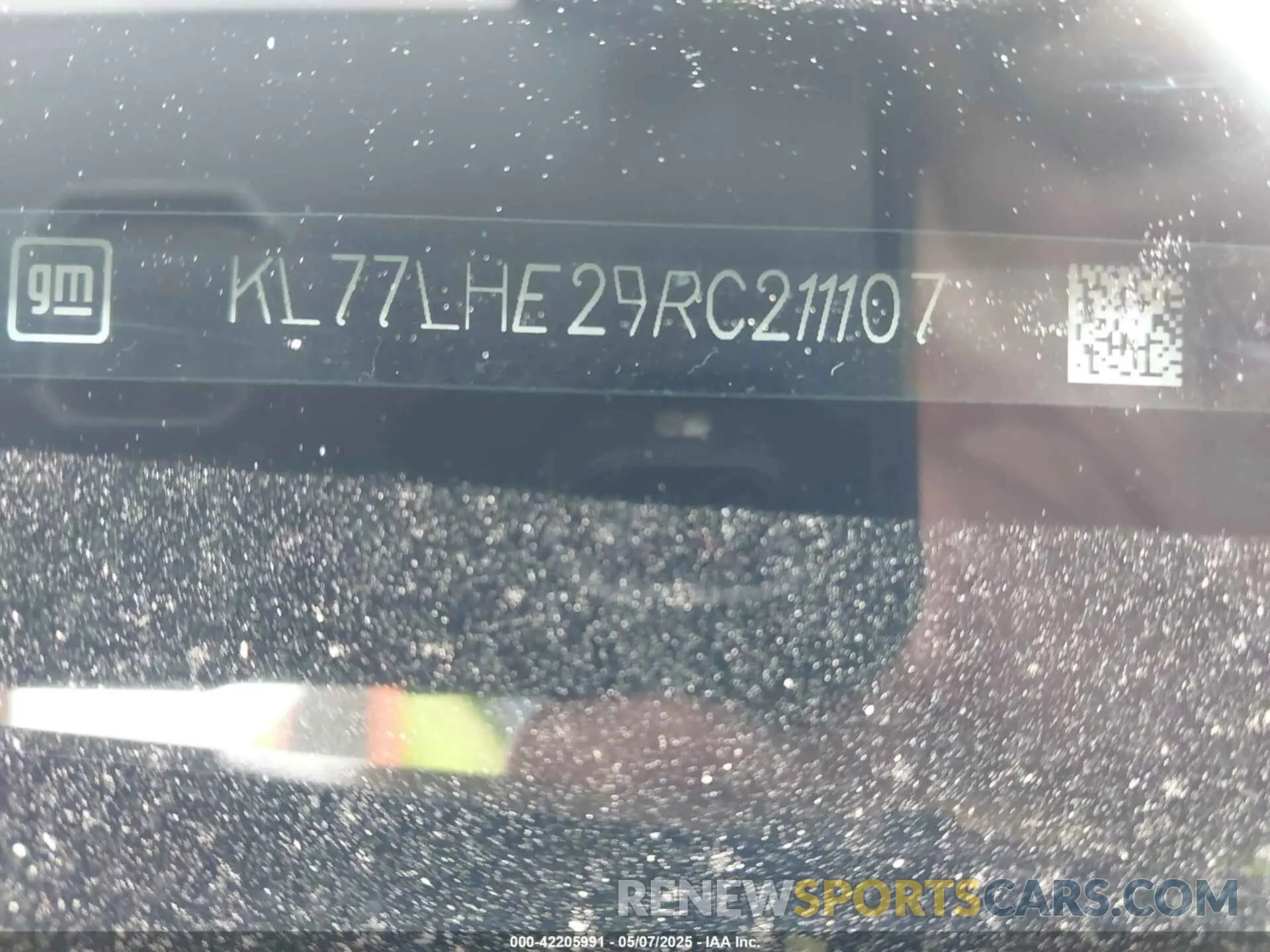 9 fotografías del automóvil dañado KL77LHE29RC211107 CHEVROLET TRAX 2024