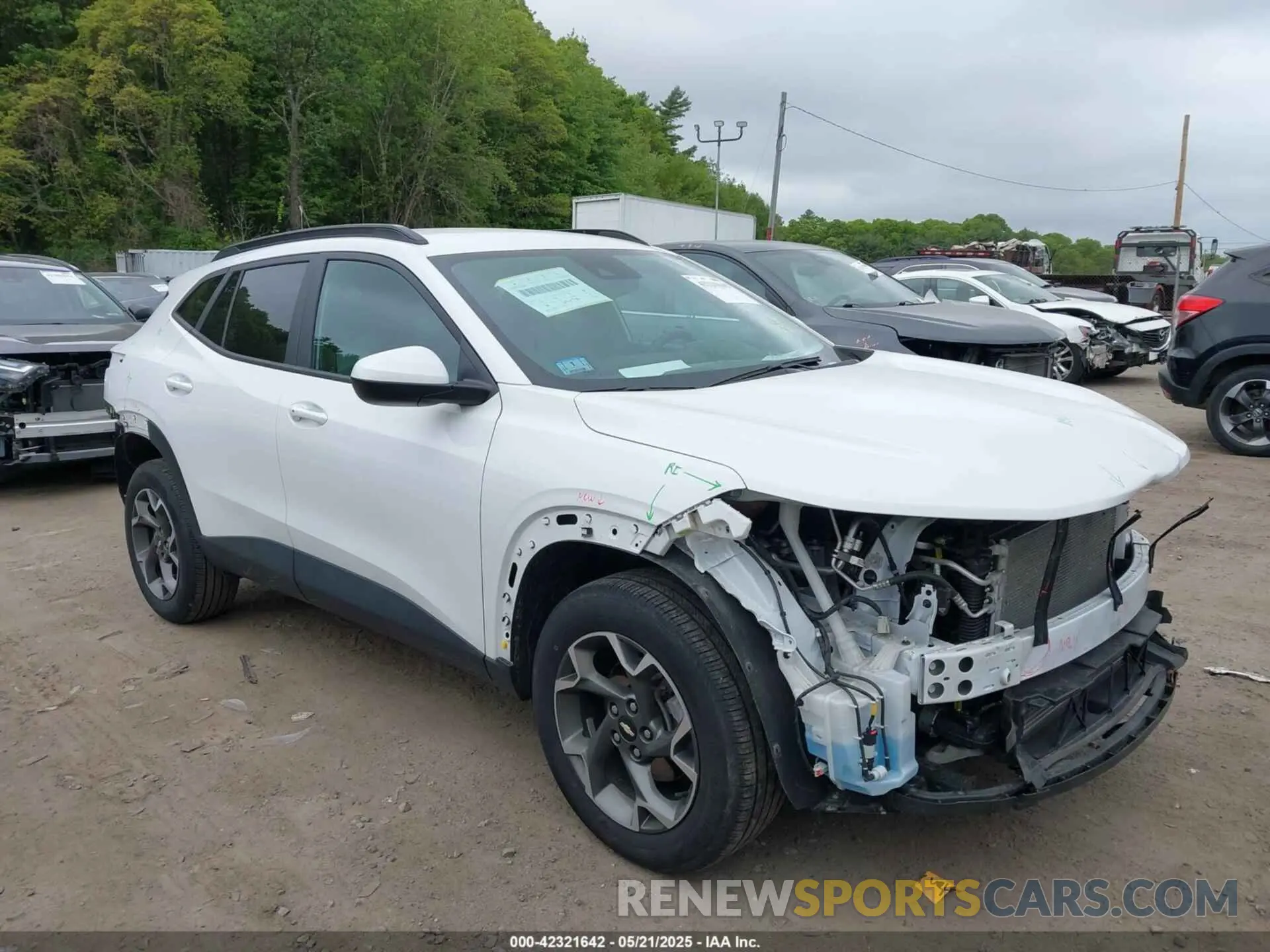1 fotografías del automóvil dañado KL77LHE2XRC045597 CHEVROLET TRAX 2024