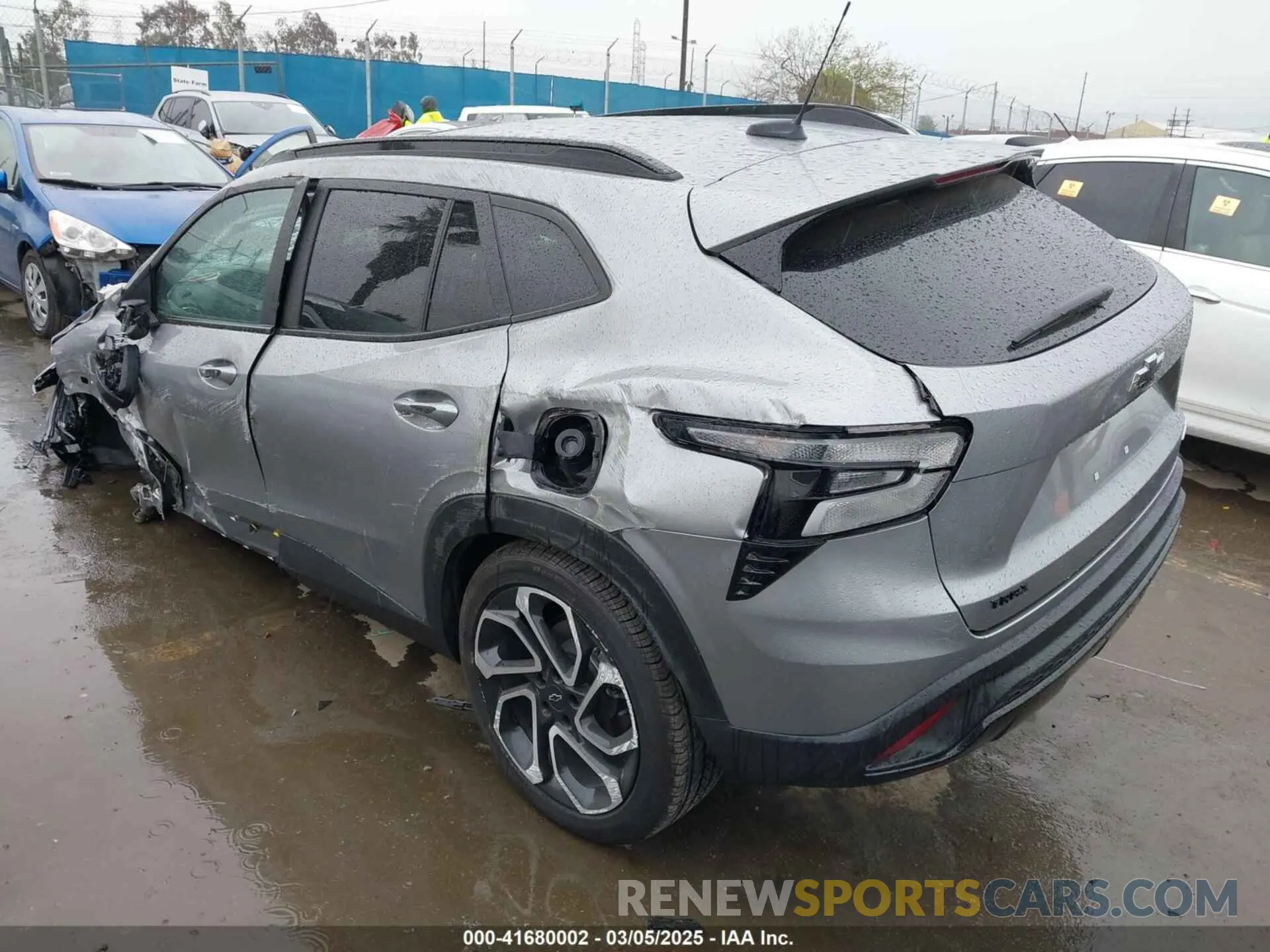 3 fotografías del automóvil dañado KL77LJE20RC135378 CHEVROLET TRAX 2024
