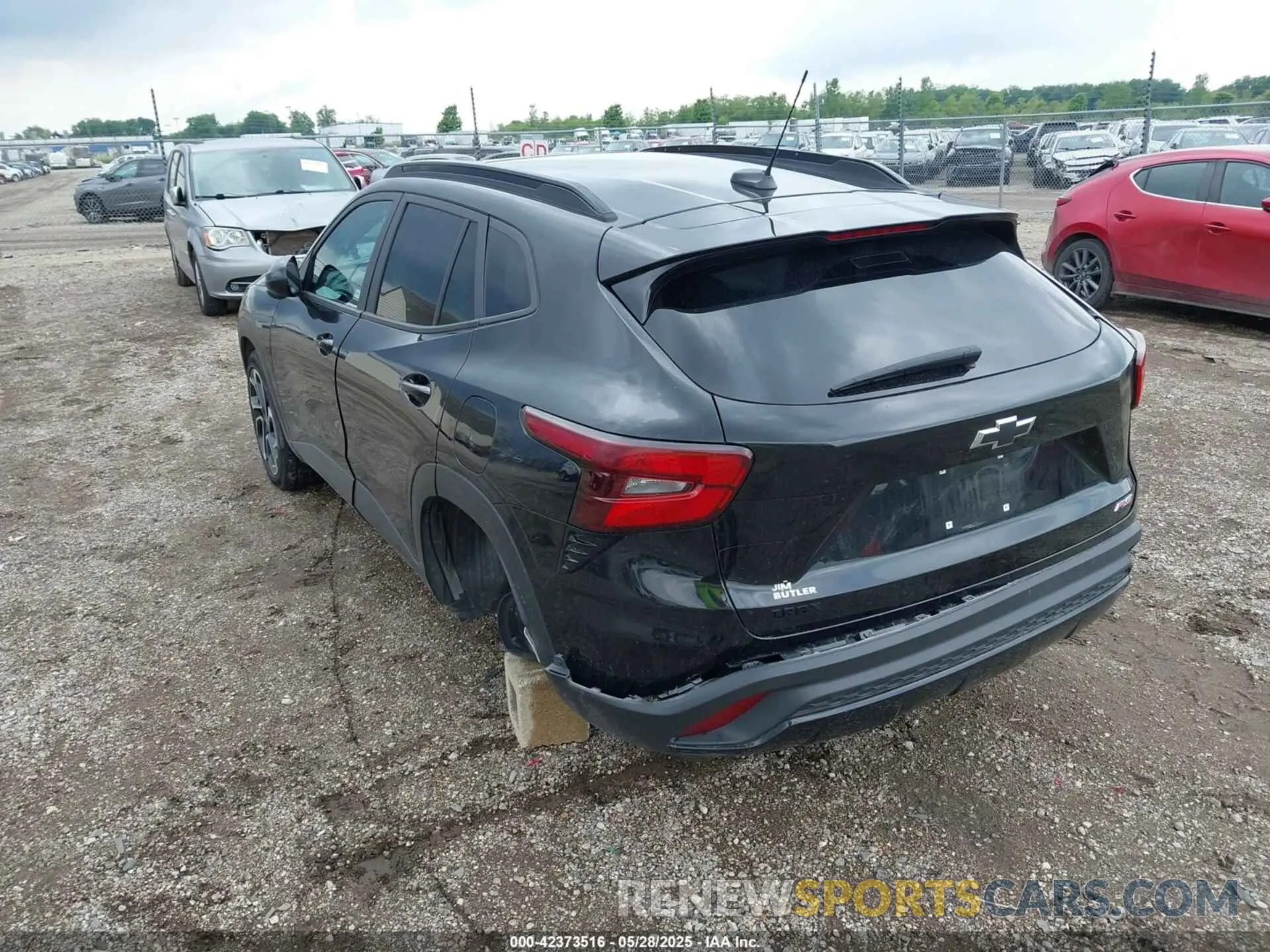 3 fotografías del automóvil dañado KL77LJE22RC046847 CHEVROLET TRAX 2024