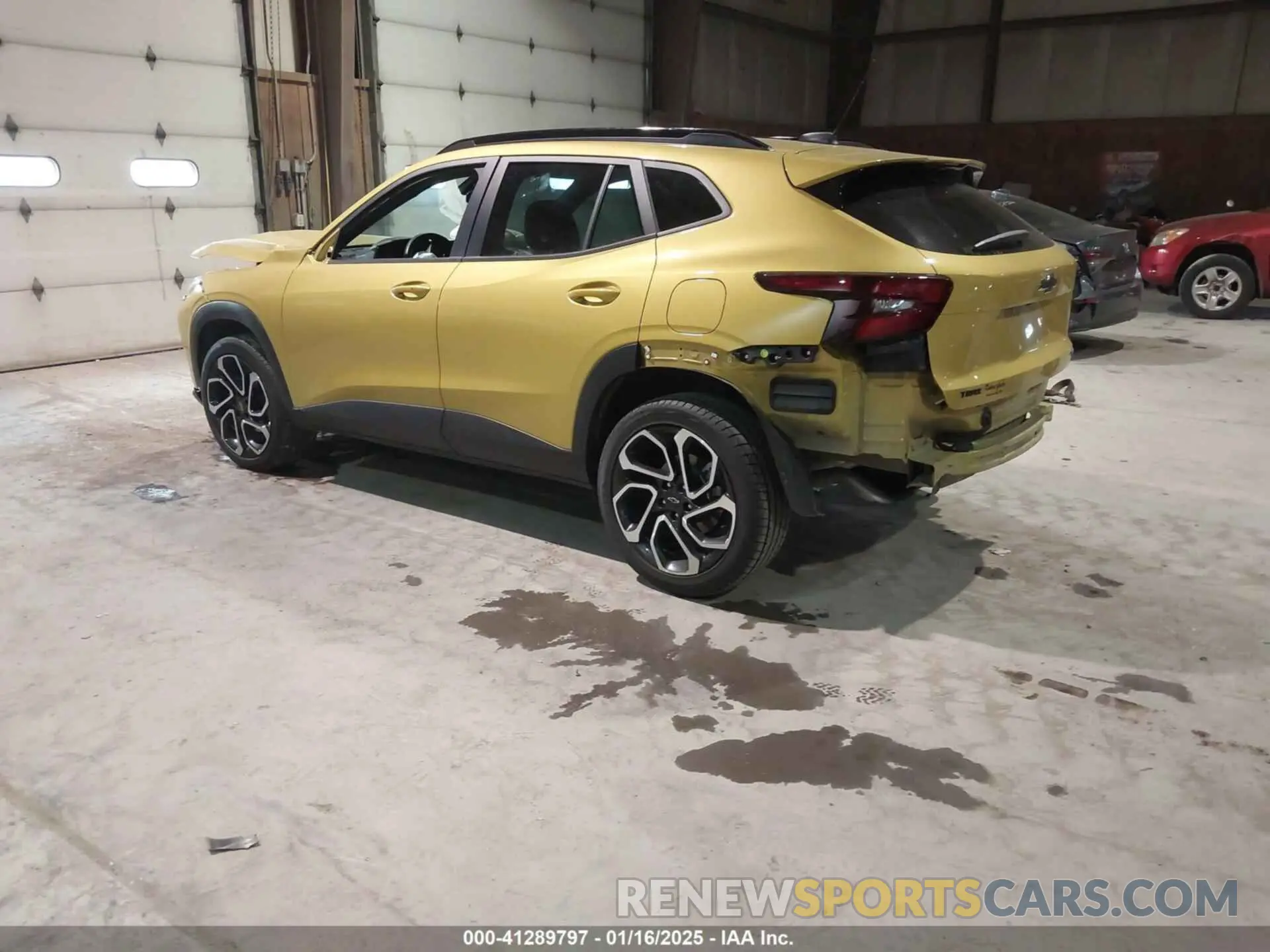 3 fotografías del automóvil dañado KL77LJE22RC168401 CHEVROLET TRAX 2024