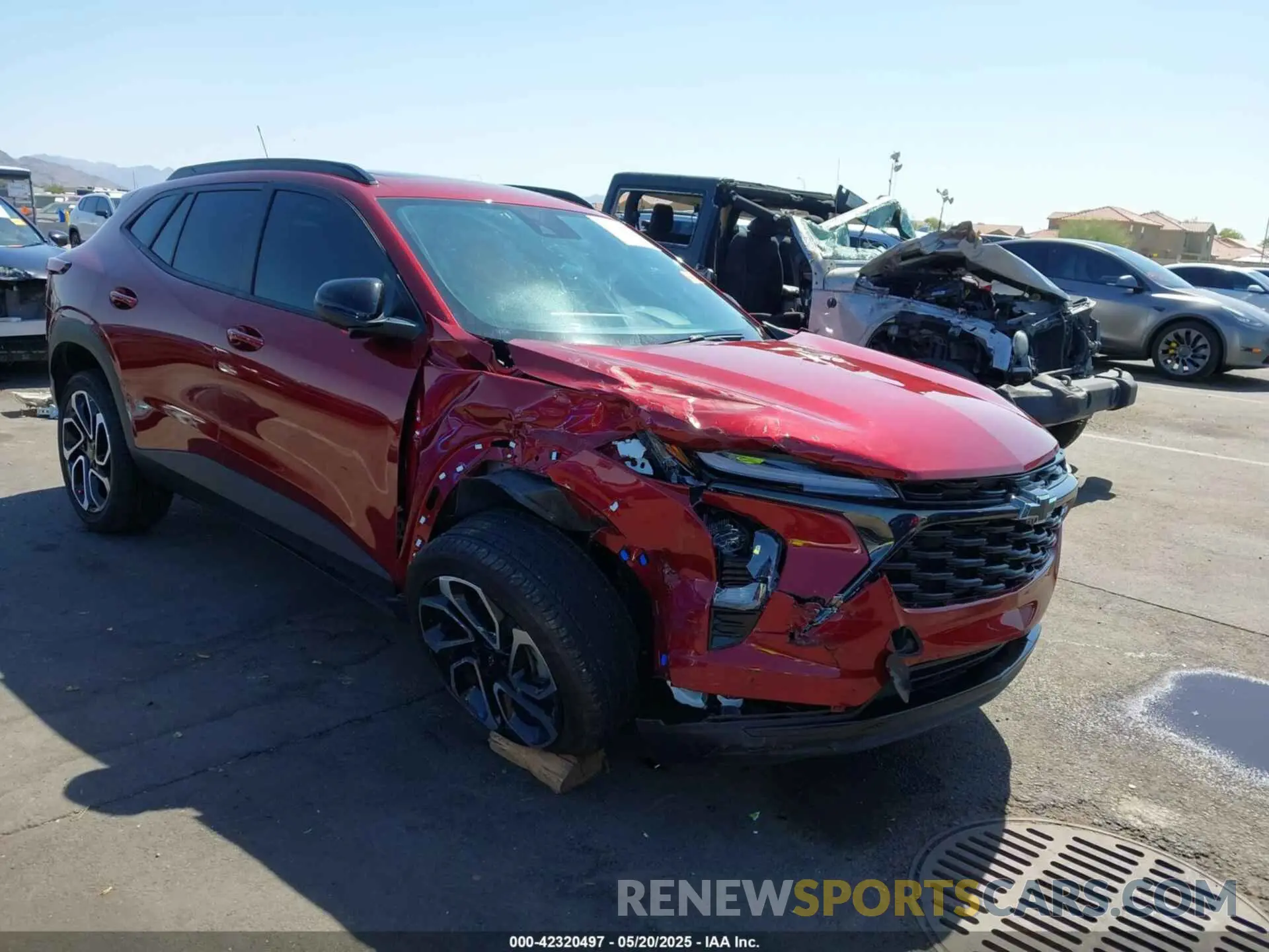 1 fotografías del automóvil dañado KL77LJE24RC034750 CHEVROLET TRAX 2024
