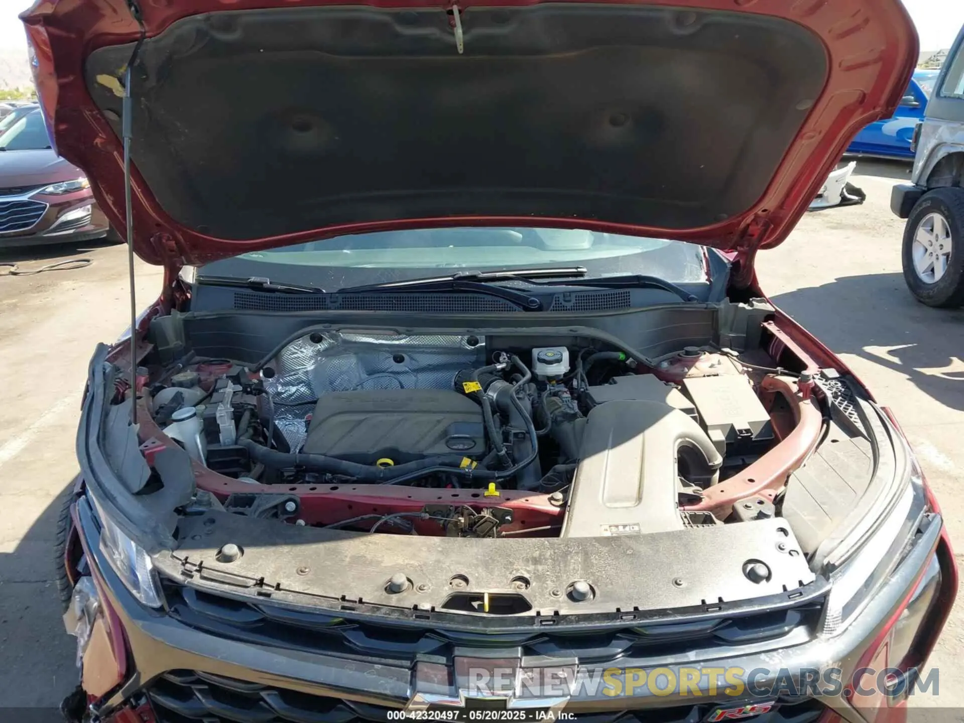 10 fotografías del automóvil dañado KL77LJE24RC034750 CHEVROLET TRAX 2024