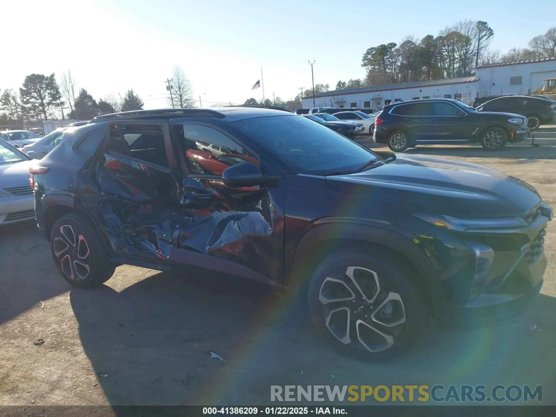 6 fotografías del automóvil dañado KL77LJE25RC116499 CHEVROLET TRAX 2024