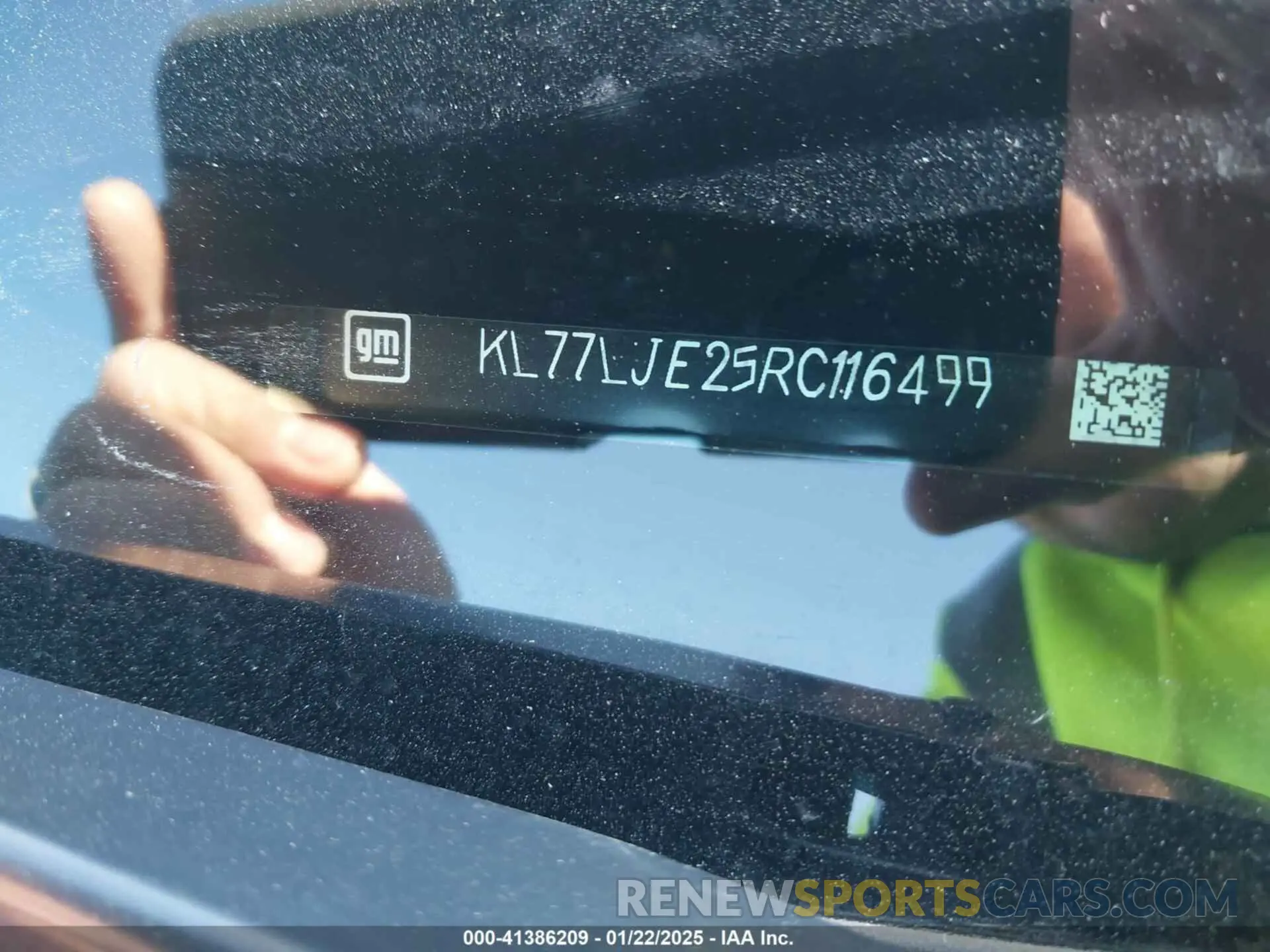 9 fotografías del automóvil dañado KL77LJE25RC116499 CHEVROLET TRAX 2024