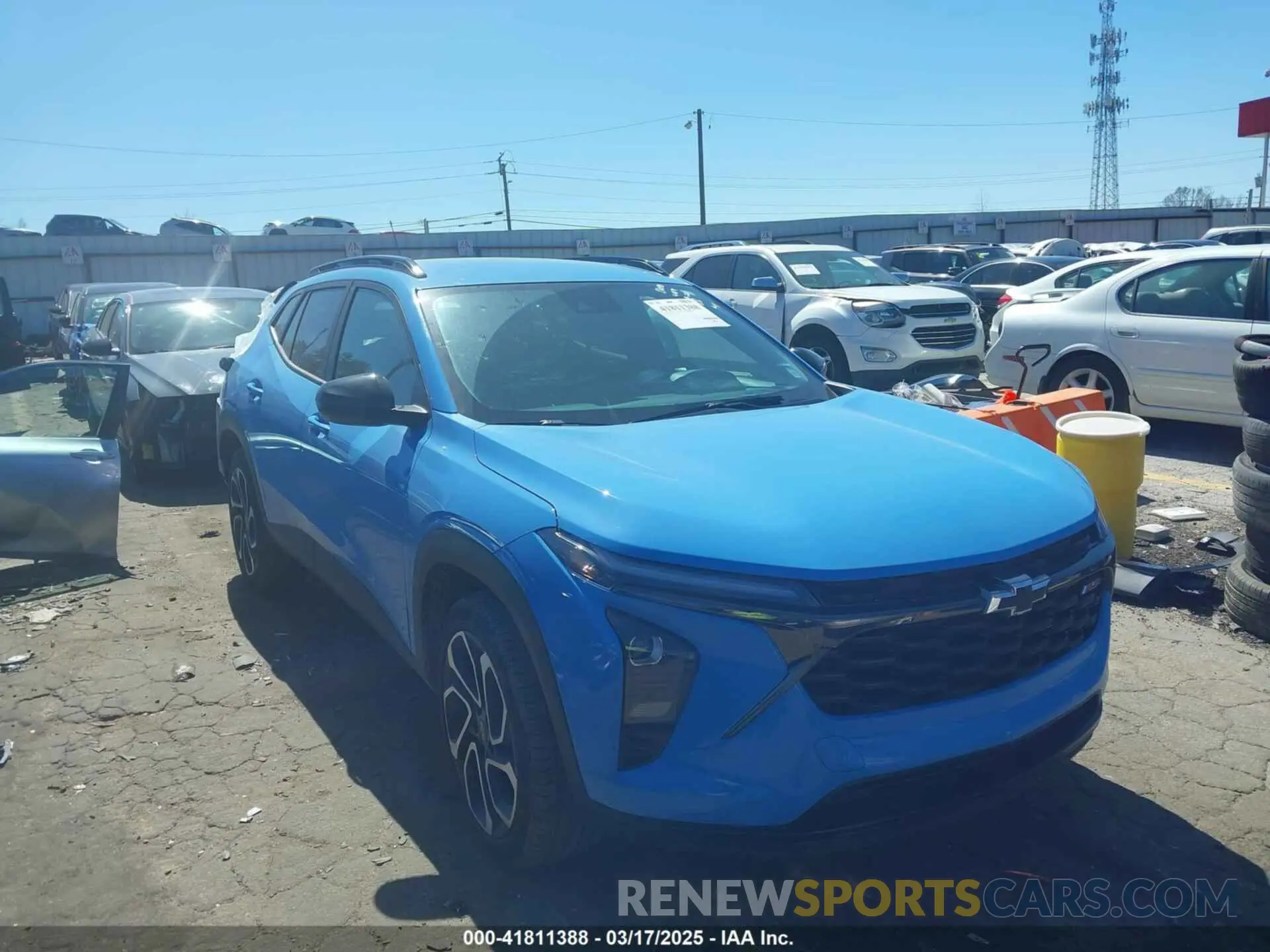 1 fotografías del automóvil dañado KL77LJE25RC184074 CHEVROLET TRAX 2024