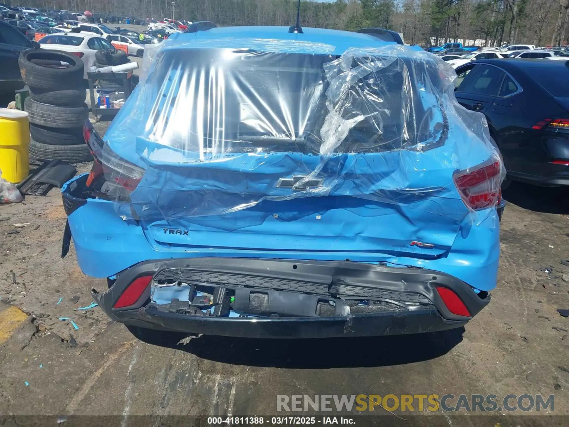 6 fotografías del automóvil dañado KL77LJE25RC184074 CHEVROLET TRAX 2024