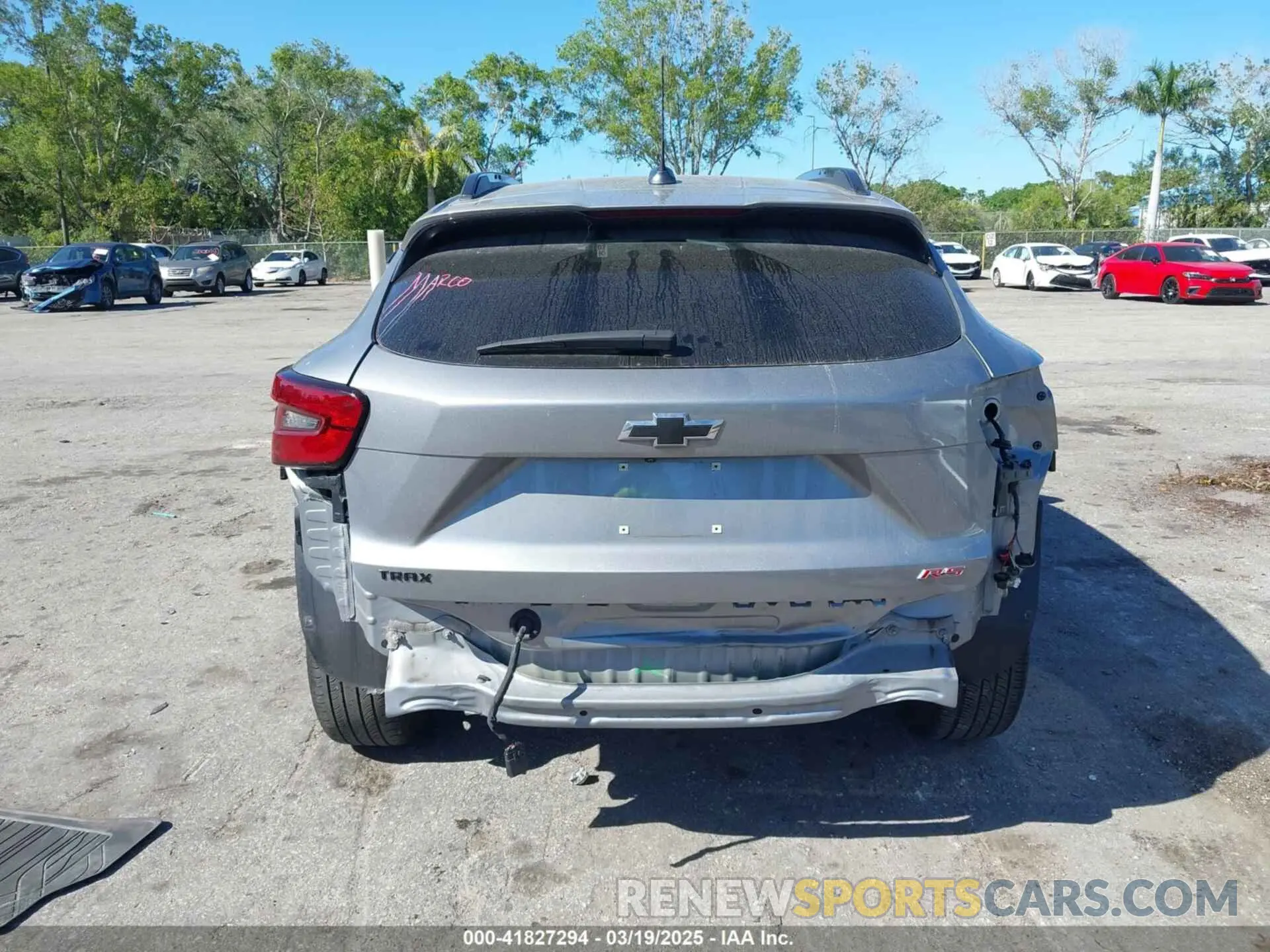 6 fotografías del automóvil dañado KL77LJE26RC049329 CHEVROLET TRAX 2024