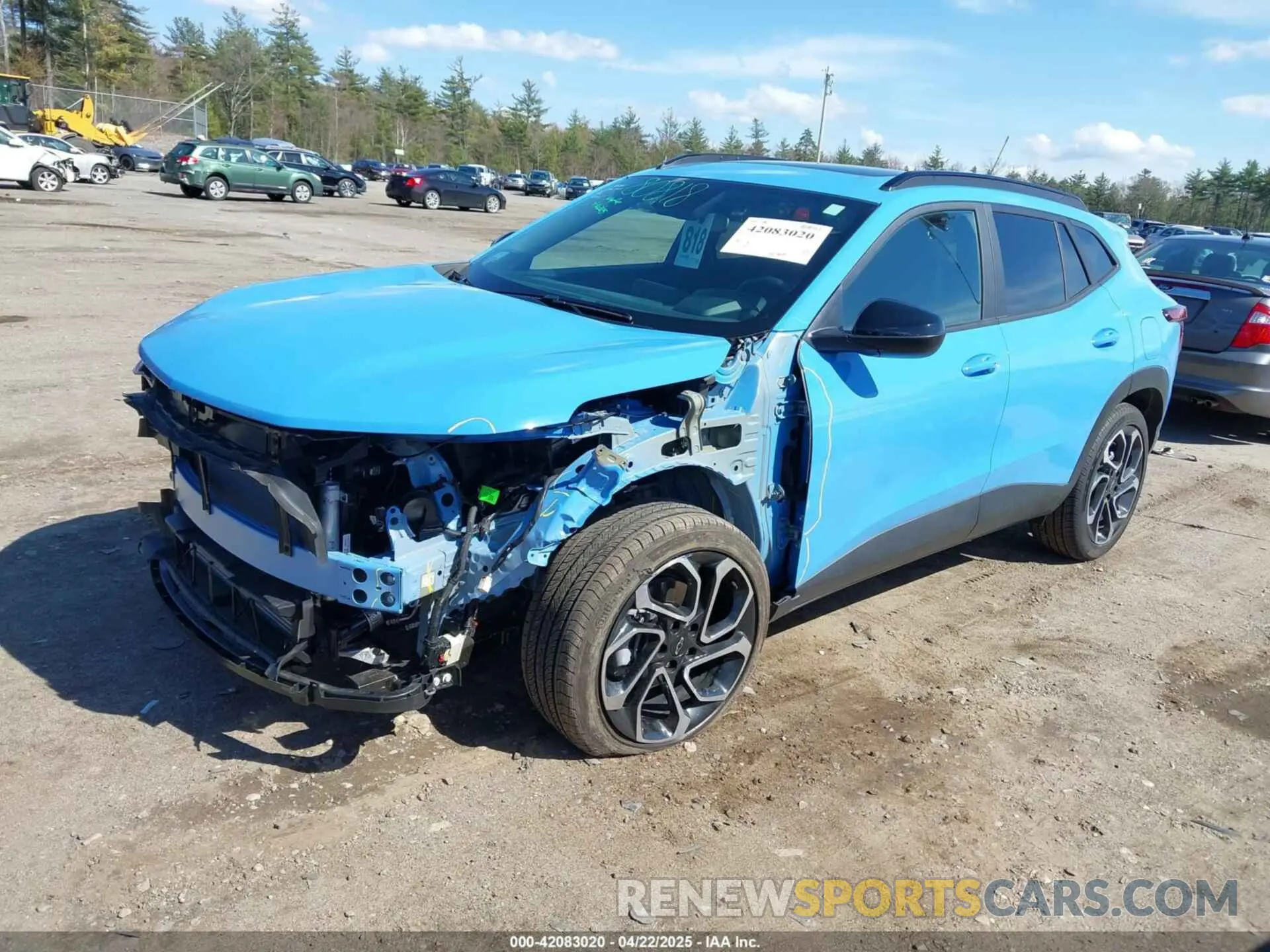 2 fotografías del automóvil dañado KL77LJE26RC163797 CHEVROLET TRAX 2024