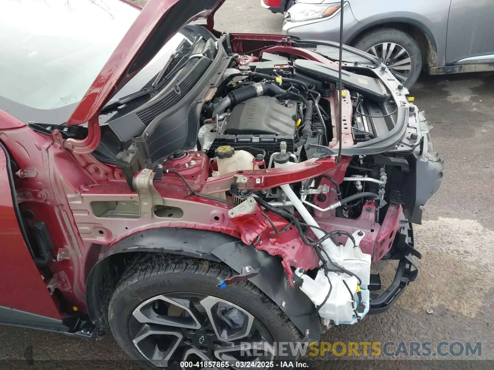 19 fotografías del automóvil dañado KL77LJE27RC145695 CHEVROLET TRAX 2024