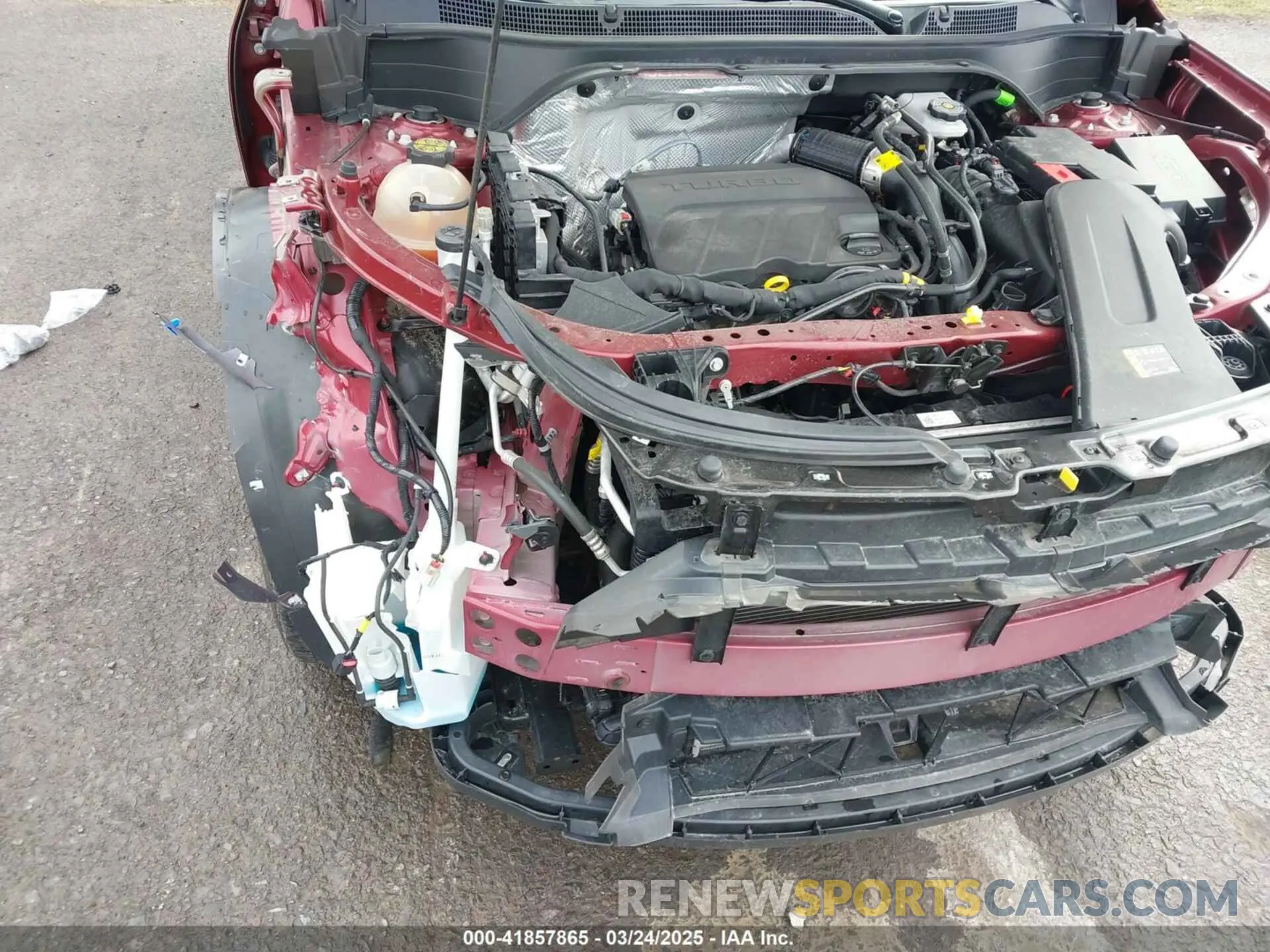 21 fotografías del automóvil dañado KL77LJE27RC145695 CHEVROLET TRAX 2024