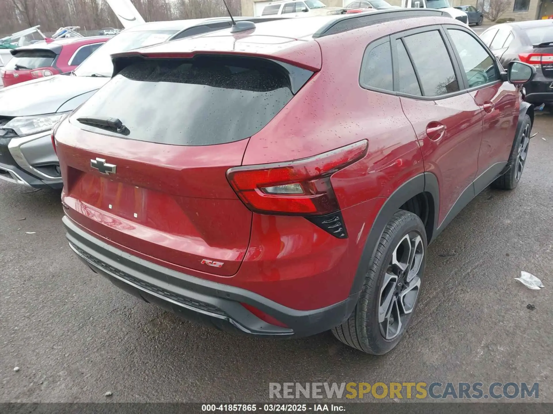 4 fotografías del automóvil dañado KL77LJE27RC145695 CHEVROLET TRAX 2024