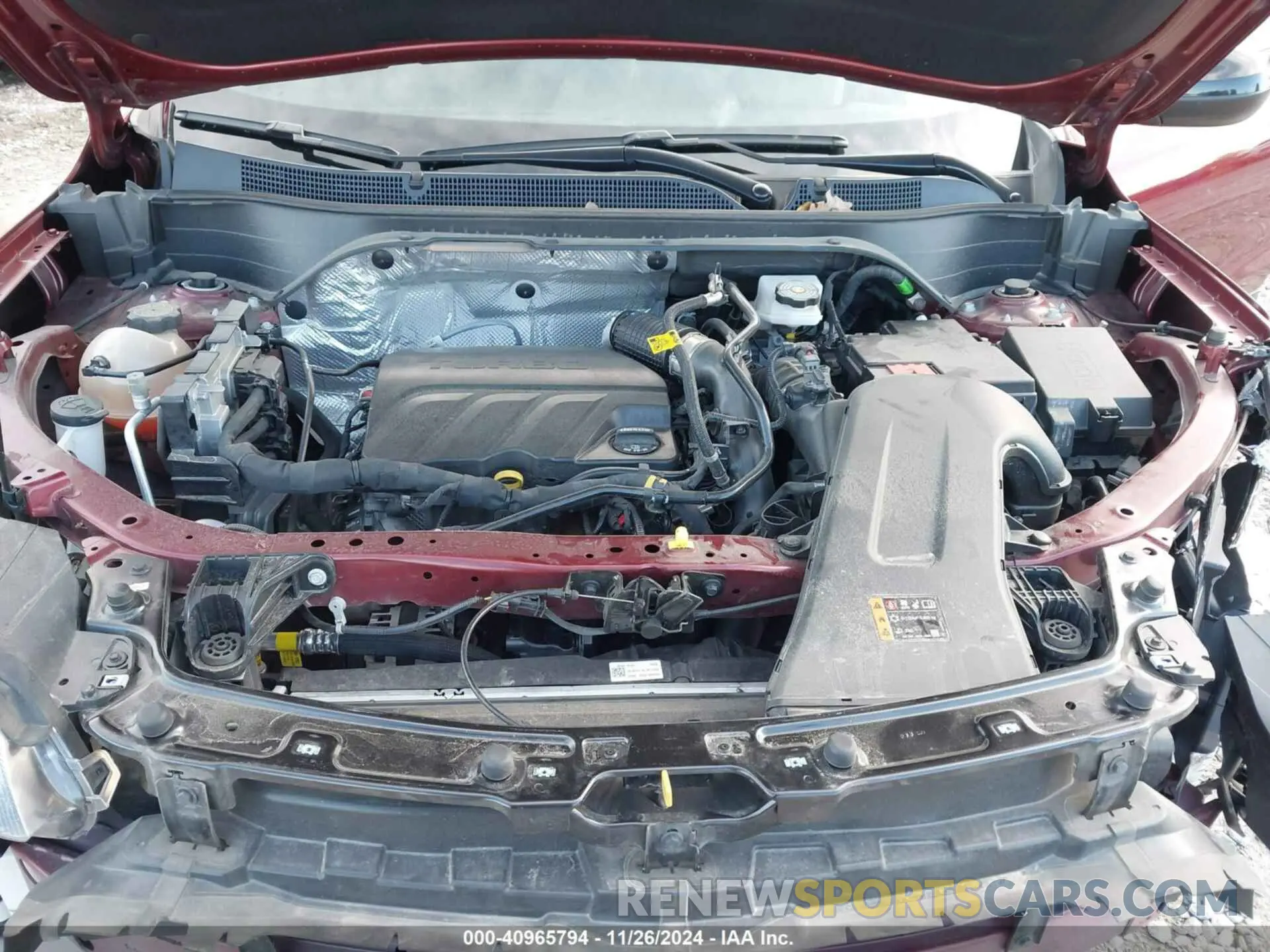 10 fotografías del automóvil dañado KL77LJE29RC070028 CHEVROLET TRAX 2024