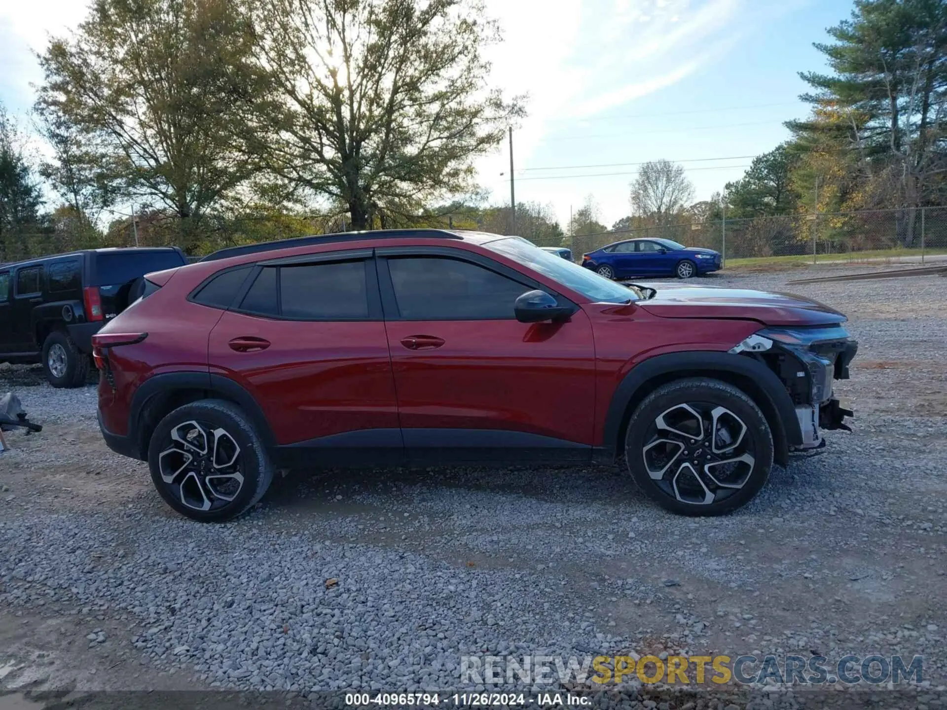 14 fotografías del automóvil dañado KL77LJE29RC070028 CHEVROLET TRAX 2024