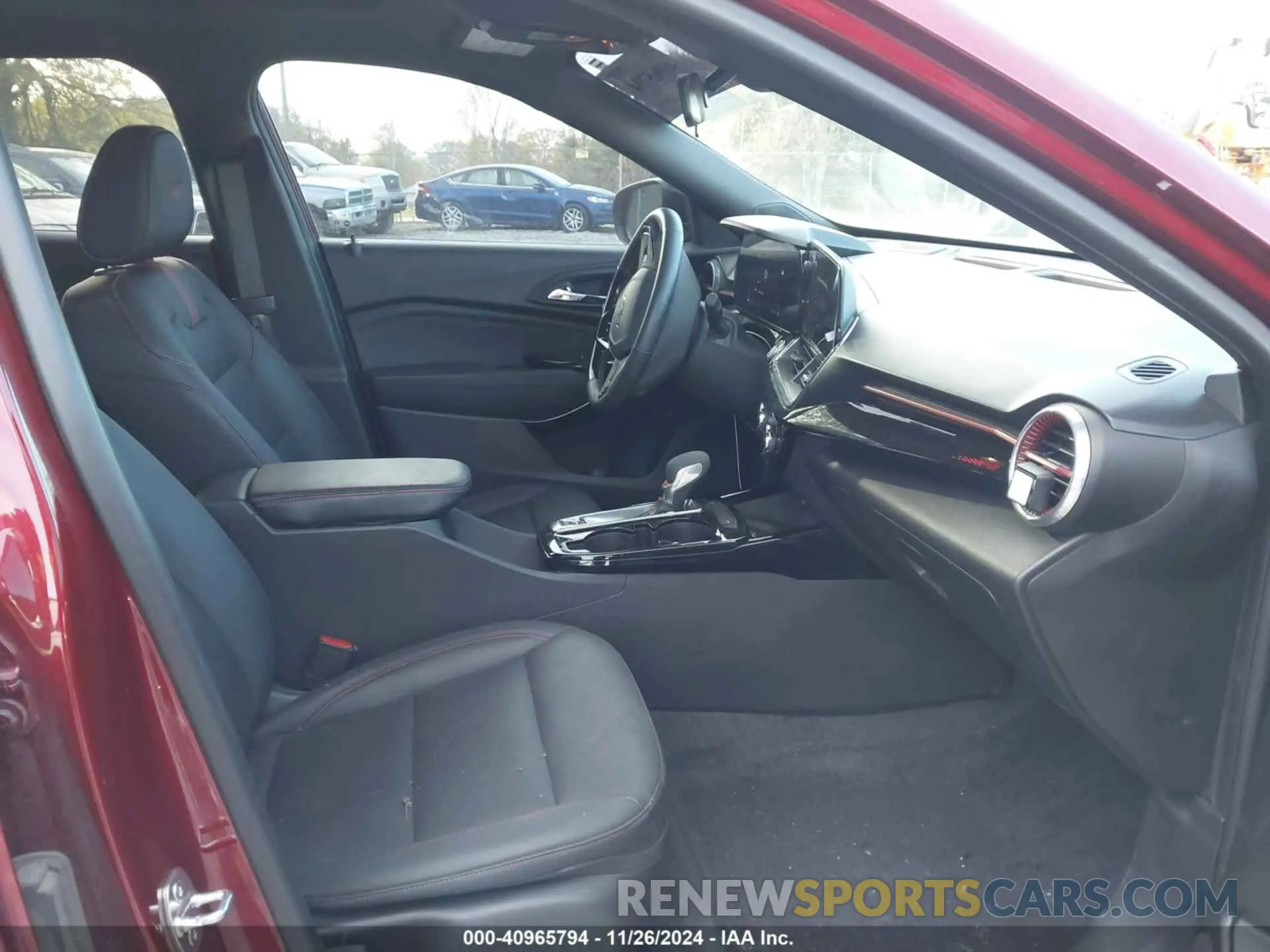 5 fotografías del automóvil dañado KL77LJE29RC070028 CHEVROLET TRAX 2024