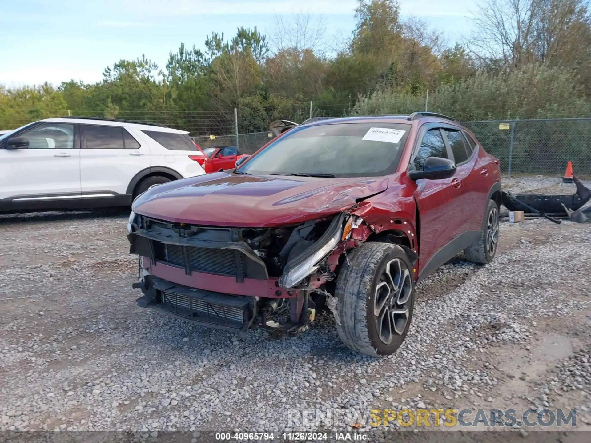 6 fotografías del automóvil dañado KL77LJE29RC070028 CHEVROLET TRAX 2024