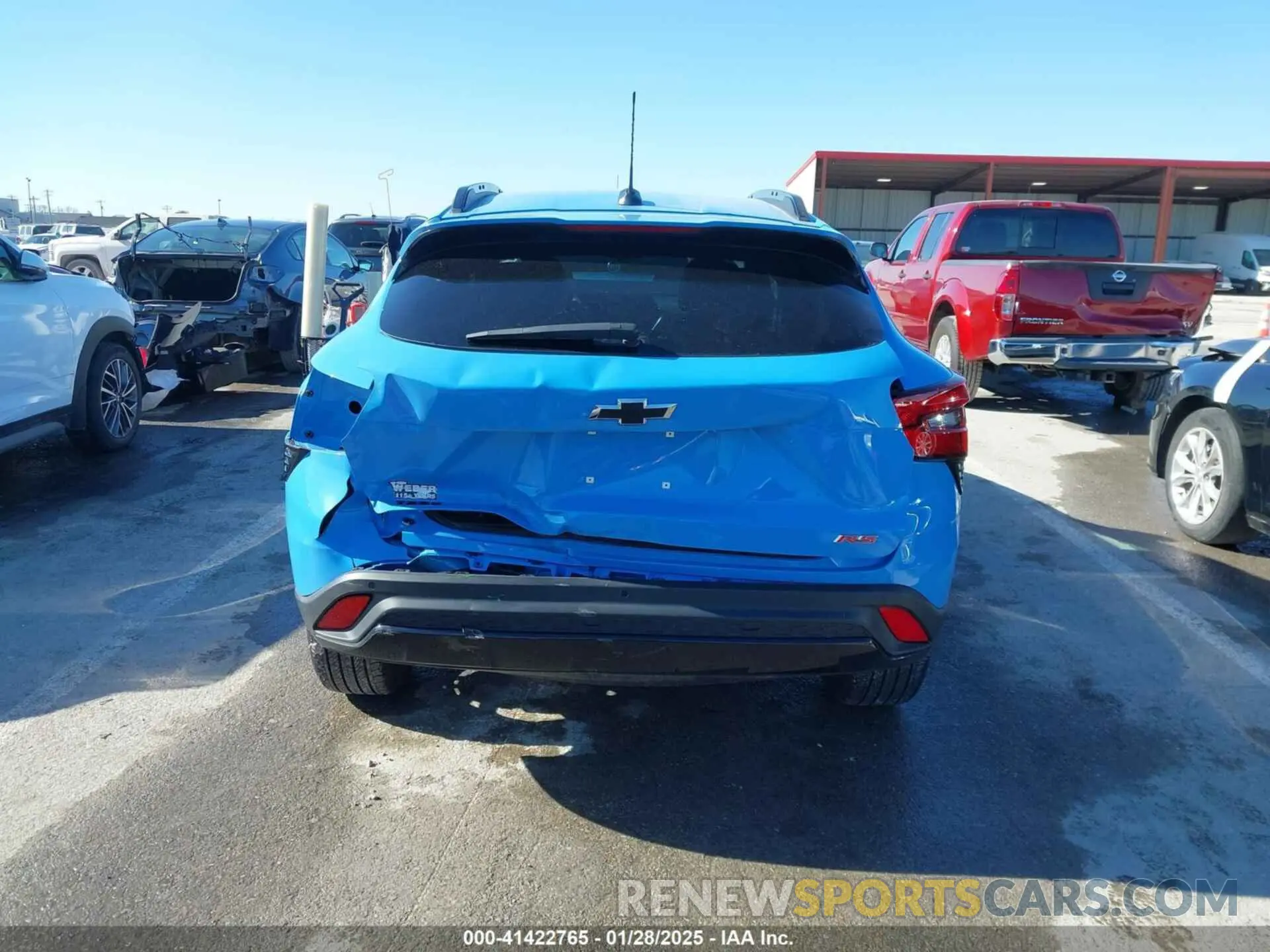 17 fotografías del automóvil dañado KL77LJE29RC170162 CHEVROLET TRAX 2024