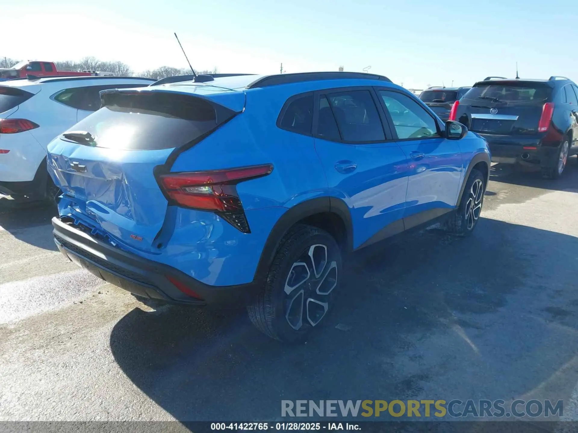 4 fotografías del automóvil dañado KL77LJE29RC170162 CHEVROLET TRAX 2024