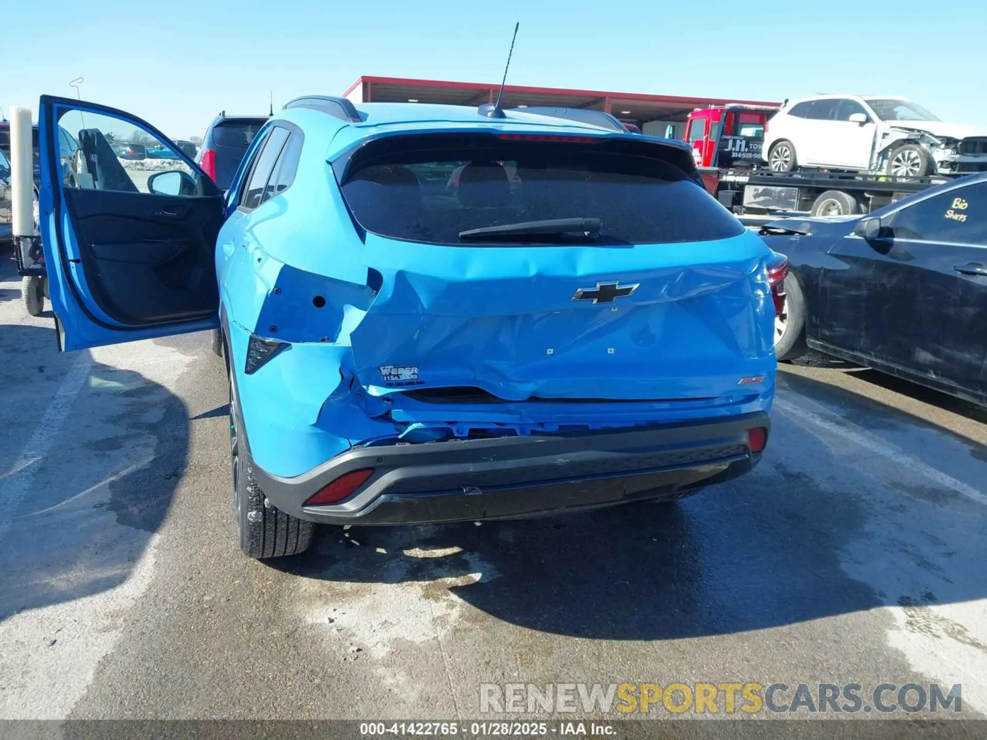 6 fotografías del automóvil dañado KL77LJE29RC170162 CHEVROLET TRAX 2024