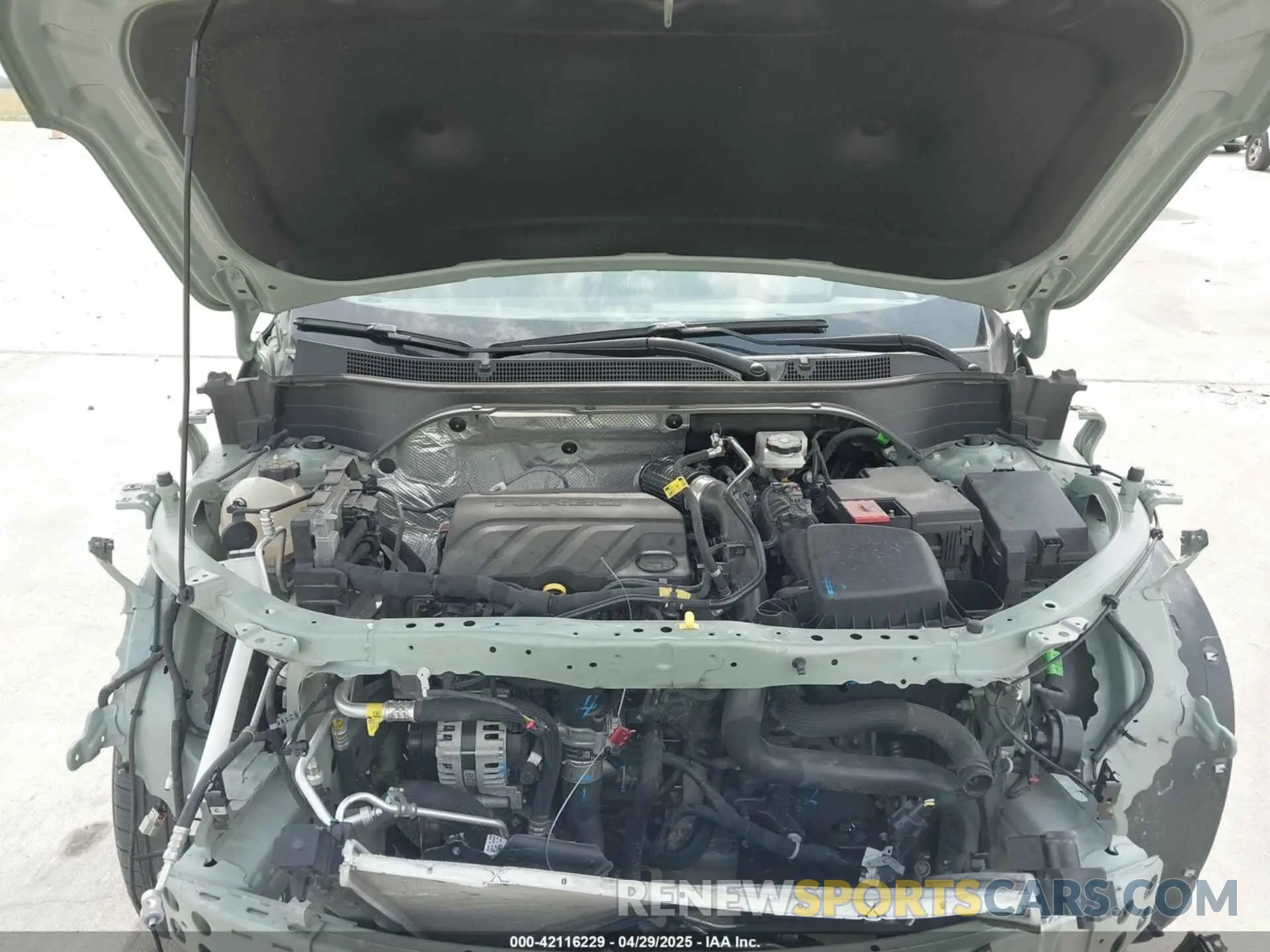 10 fotografías del automóvil dañado KL77LKE21RC086696 CHEVROLET TRAX 2024