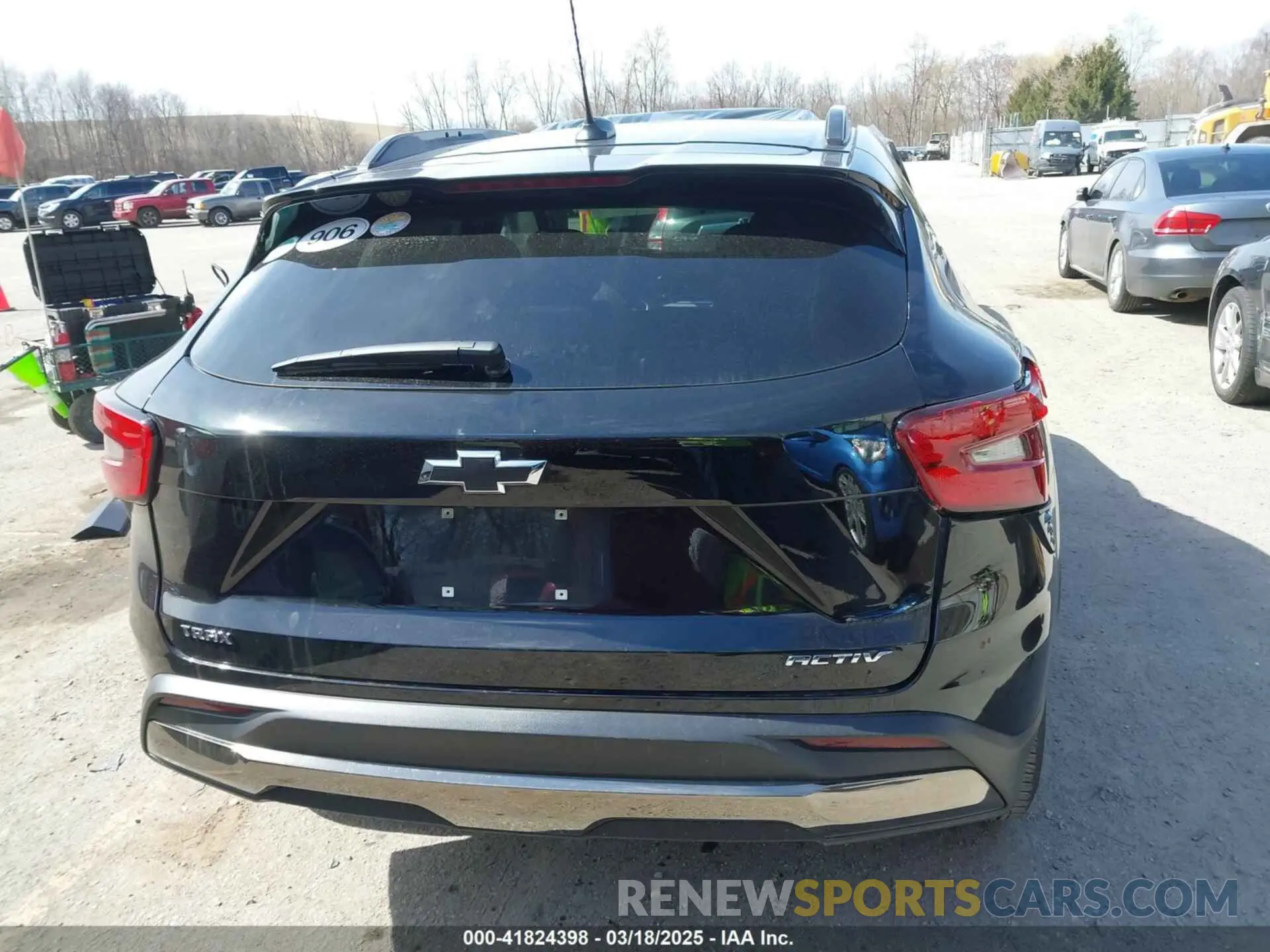 16 fotografías del automóvil dañado KL77LKE22RC106616 CHEVROLET TRAX 2024