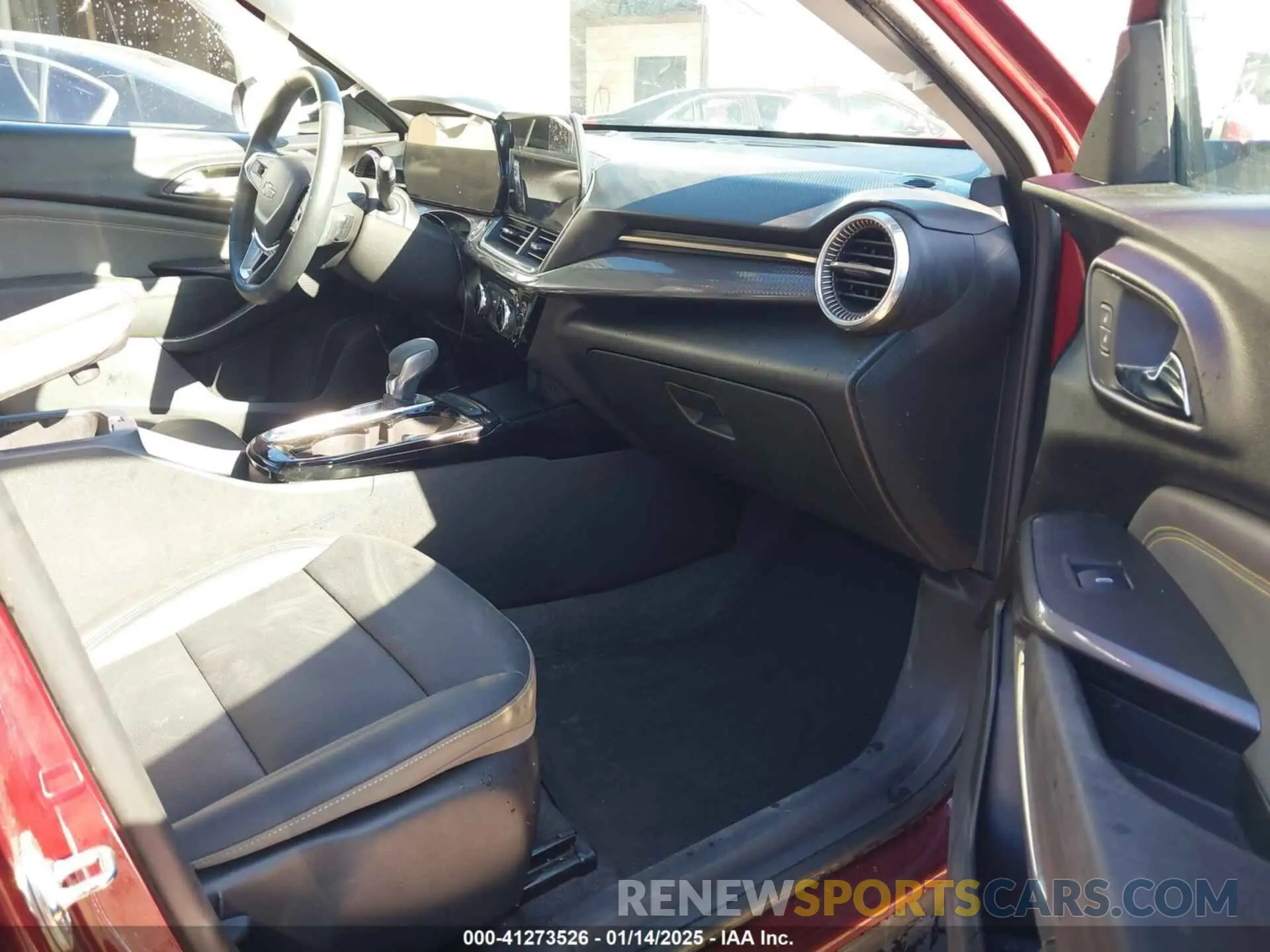 5 fotografías del automóvil dañado KL77LKE23RC165397 CHEVROLET TRAX 2024
