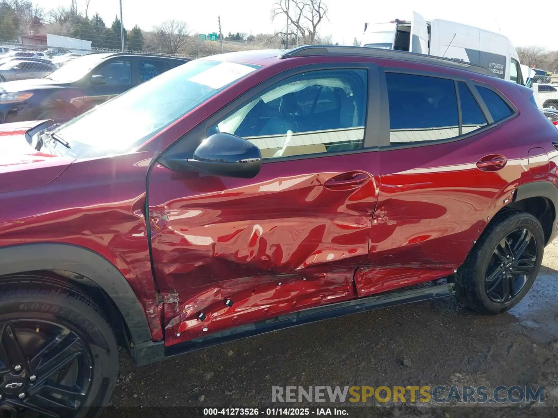6 fotografías del automóvil dañado KL77LKE23RC165397 CHEVROLET TRAX 2024