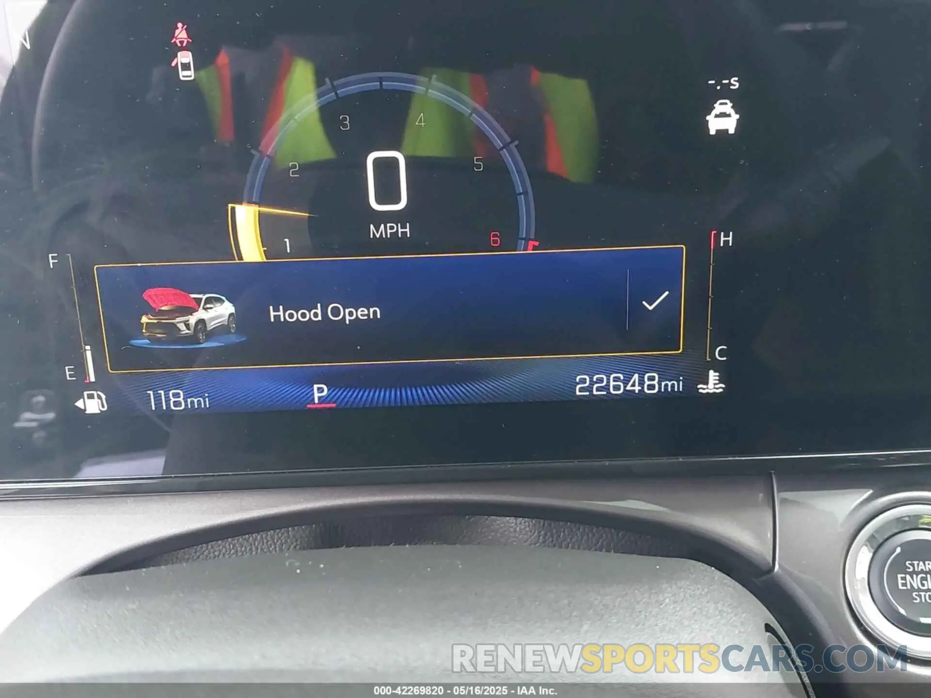 15 fotografías del automóvil dañado KL77LKE25RC201879 CHEVROLET TRAX 2024
