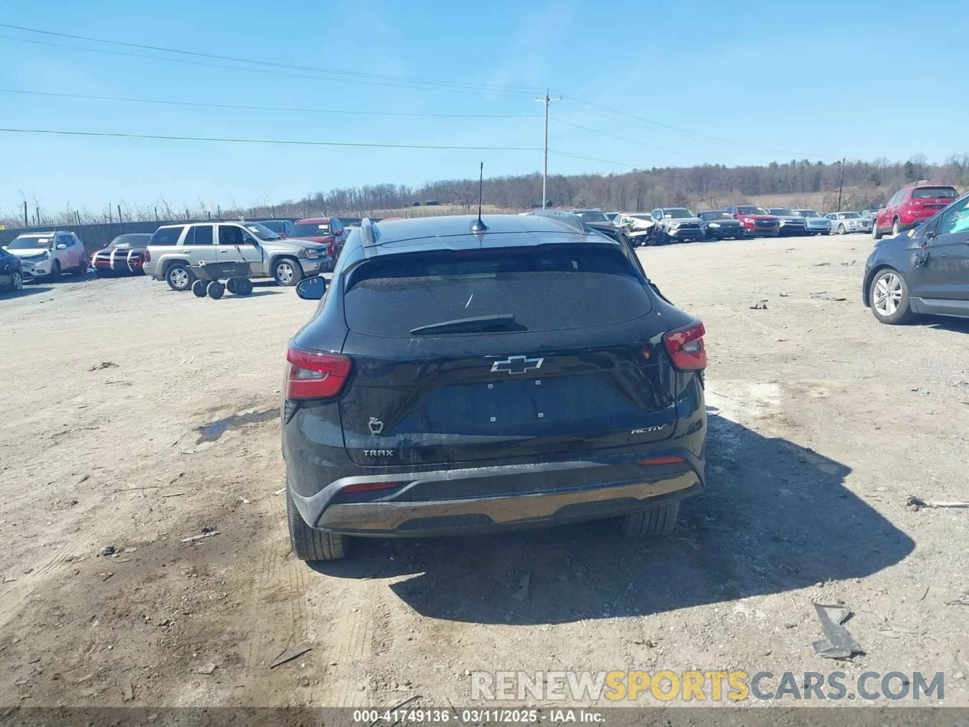 17 fotografías del automóvil dañado KL77LKE26RC023075 CHEVROLET TRAX 2024